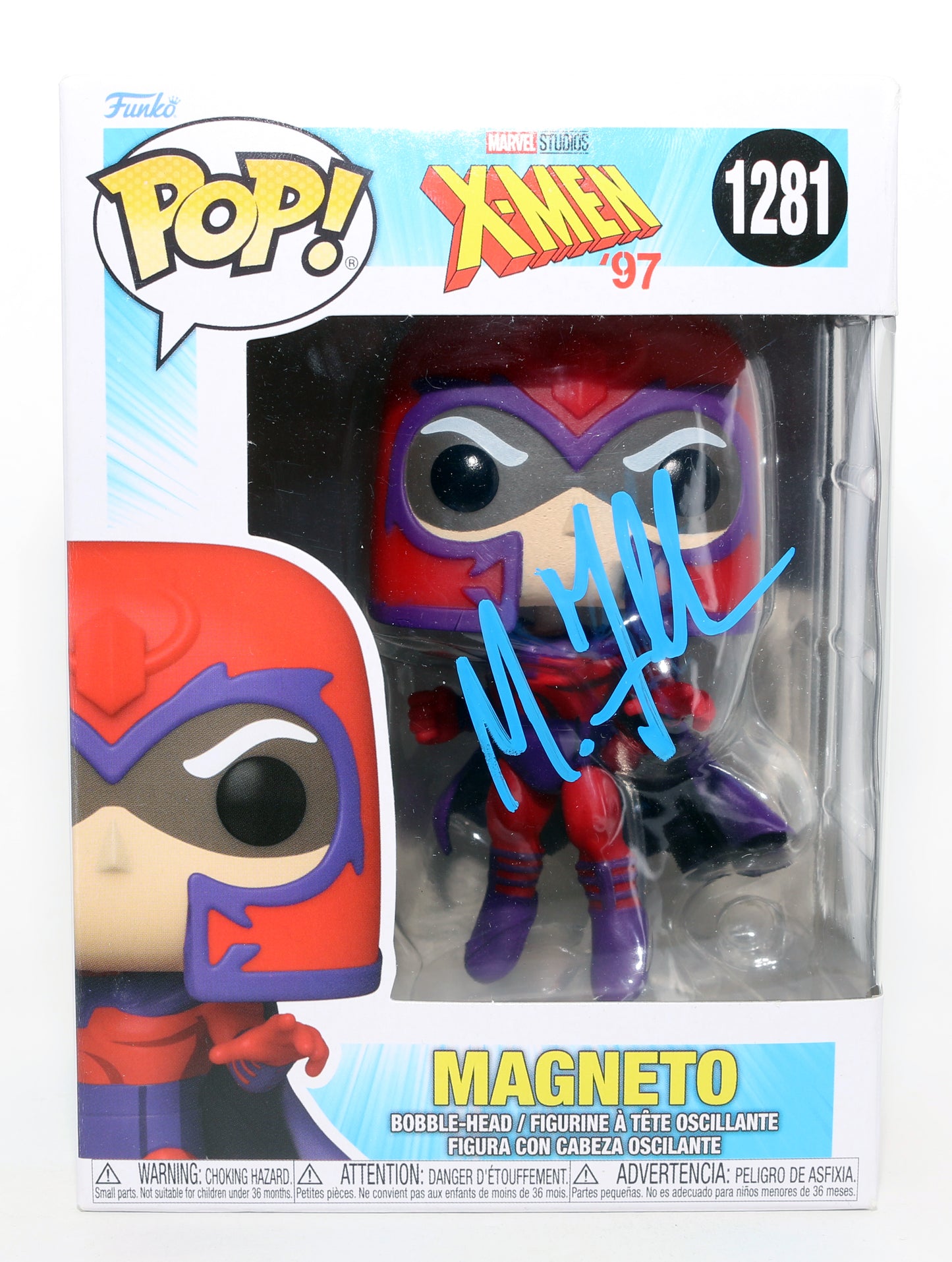 
                  
                    Michael Fassbender as Magneto in X-Men (JSA) Signed Funko POP! #1281
                  
                