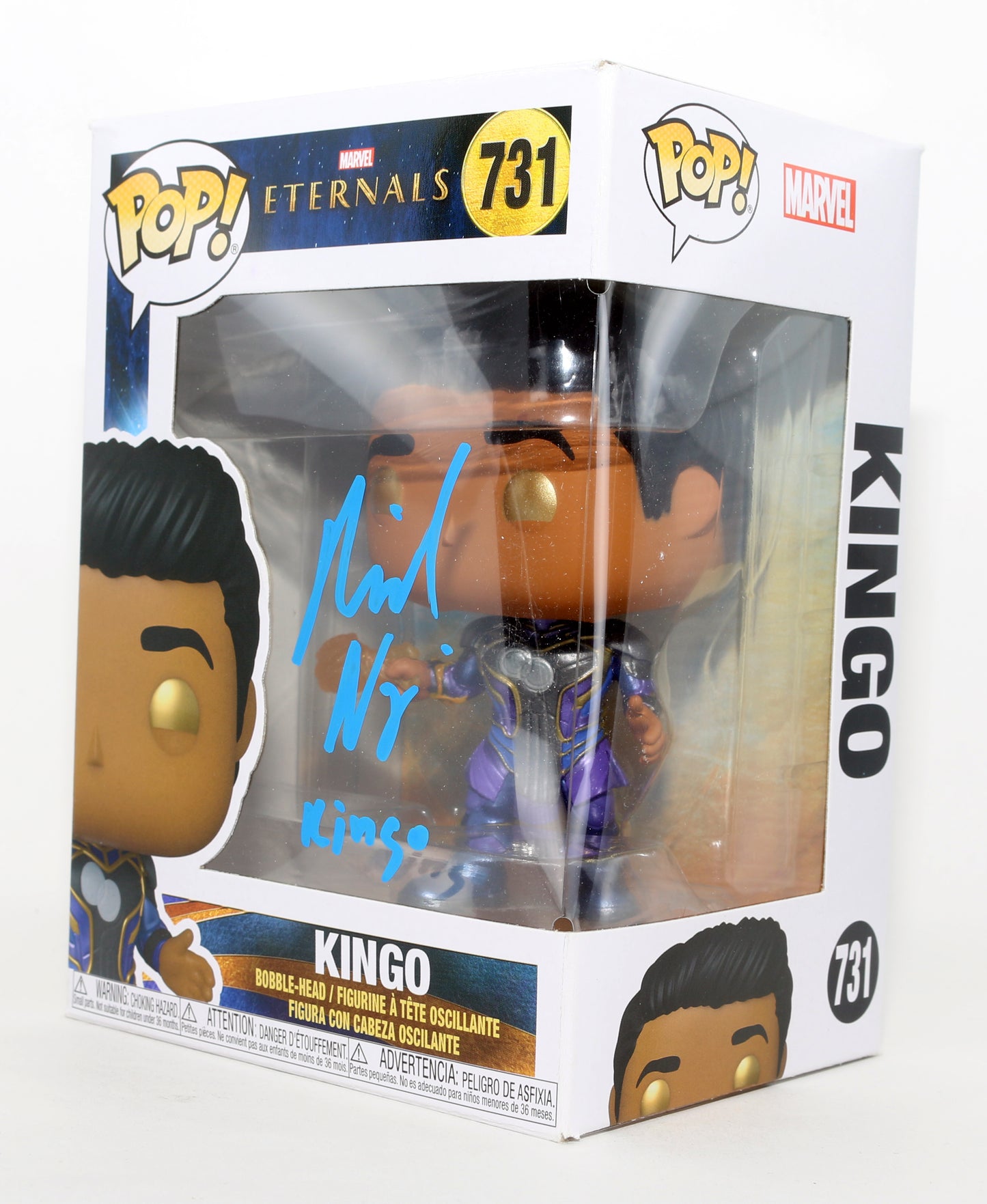 
                  
                    Kumail Nanjiani as Kingo in The Eternals Signed Funko POP! #731 with Character Name
                  
                