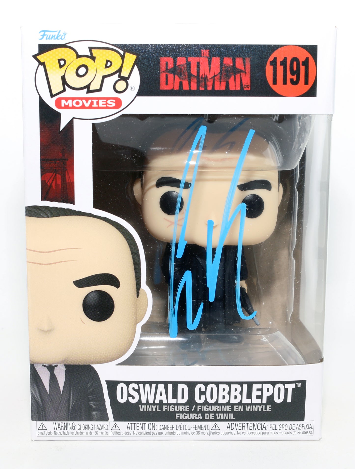 
                  
                    Colin Farrell as The Penguin in The Batman Signed Funko POP! #1191
                  
                