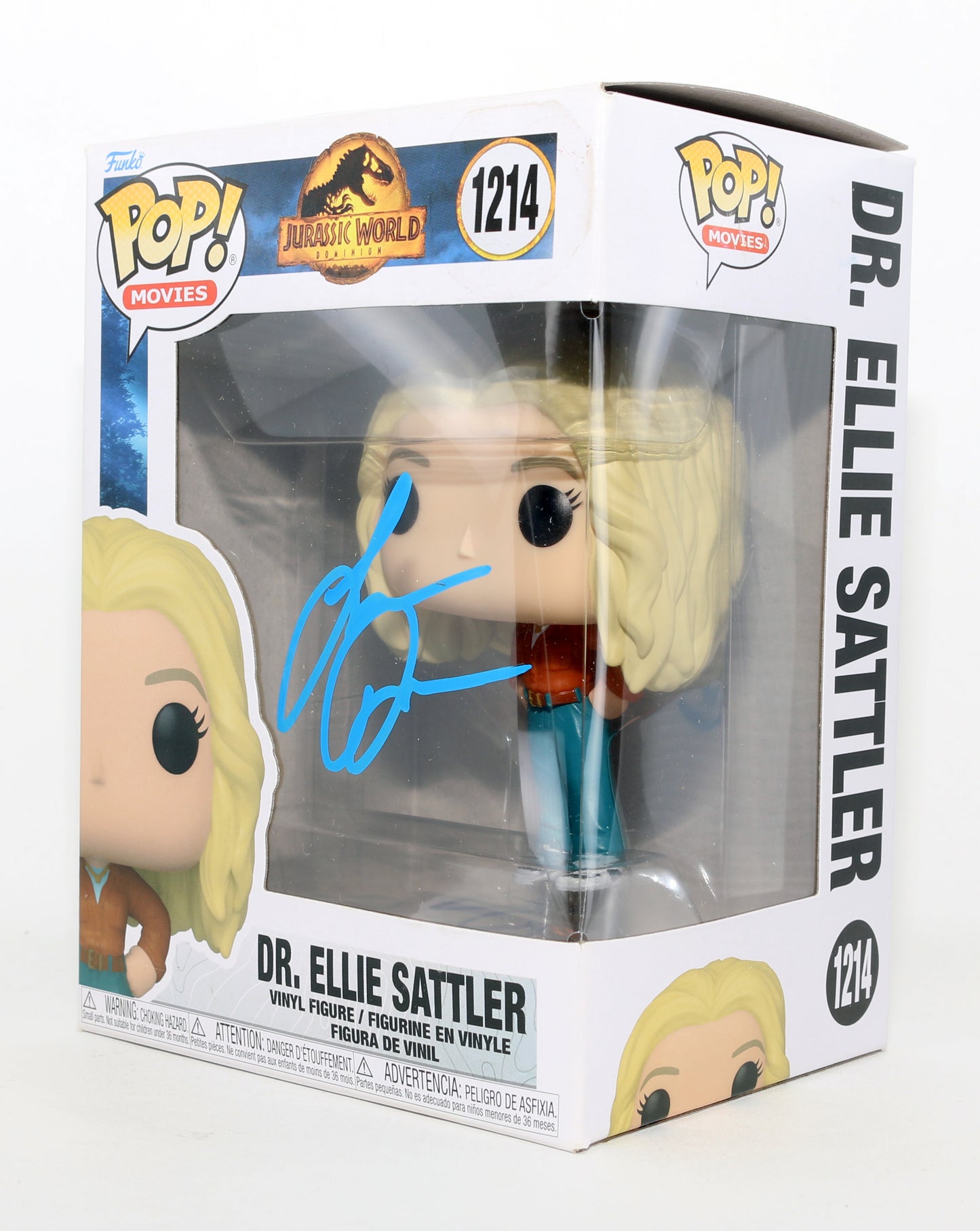 
                  
                    Laura Dern as Ellie Sattler in Jurassic Park Signed Funko POP! #1214
                  
                