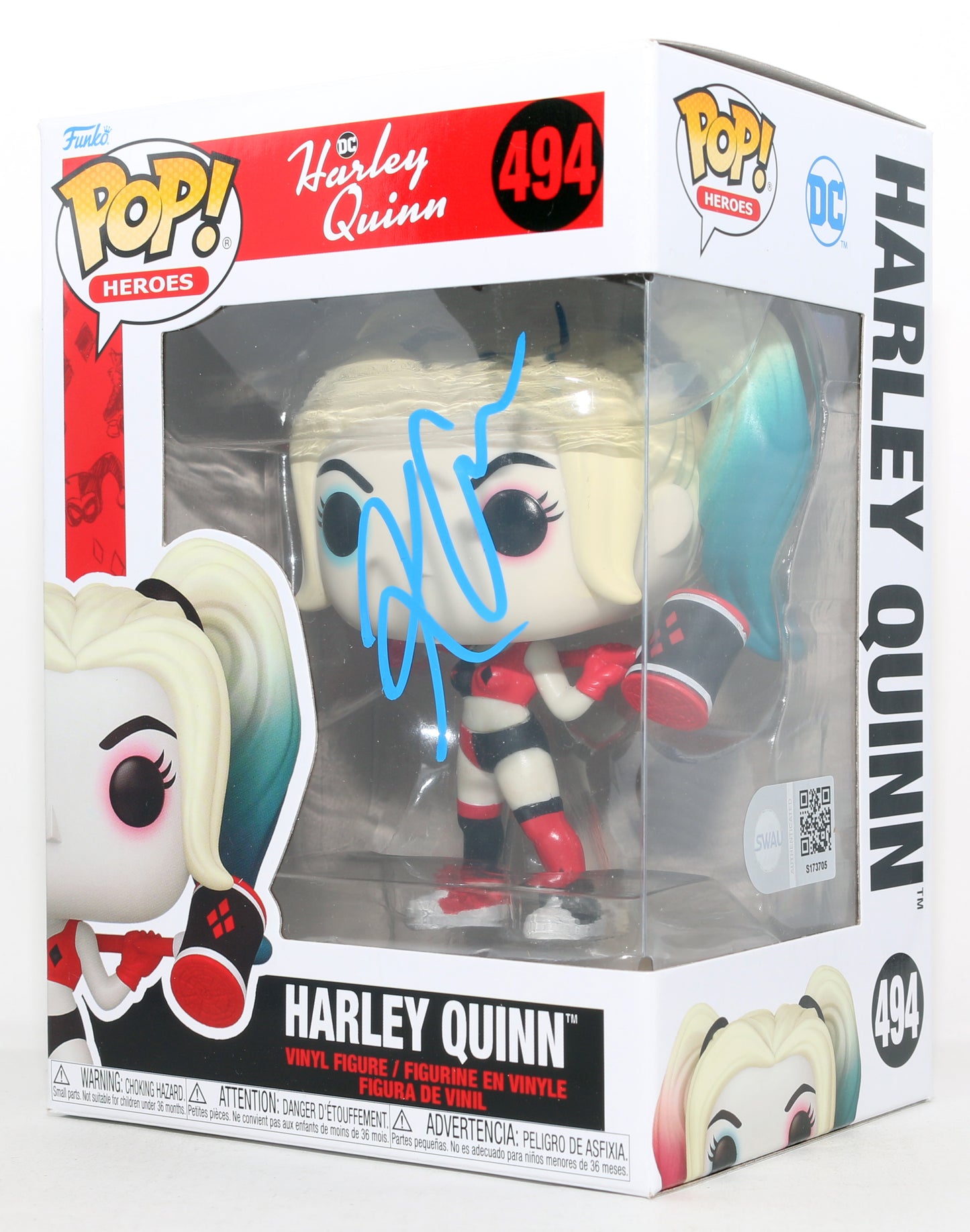
                  
                    Kaley Cuoco as Harley Quinn in DC's Harley Quinn (SWAU) Signed Funko POP! #494
                  
                