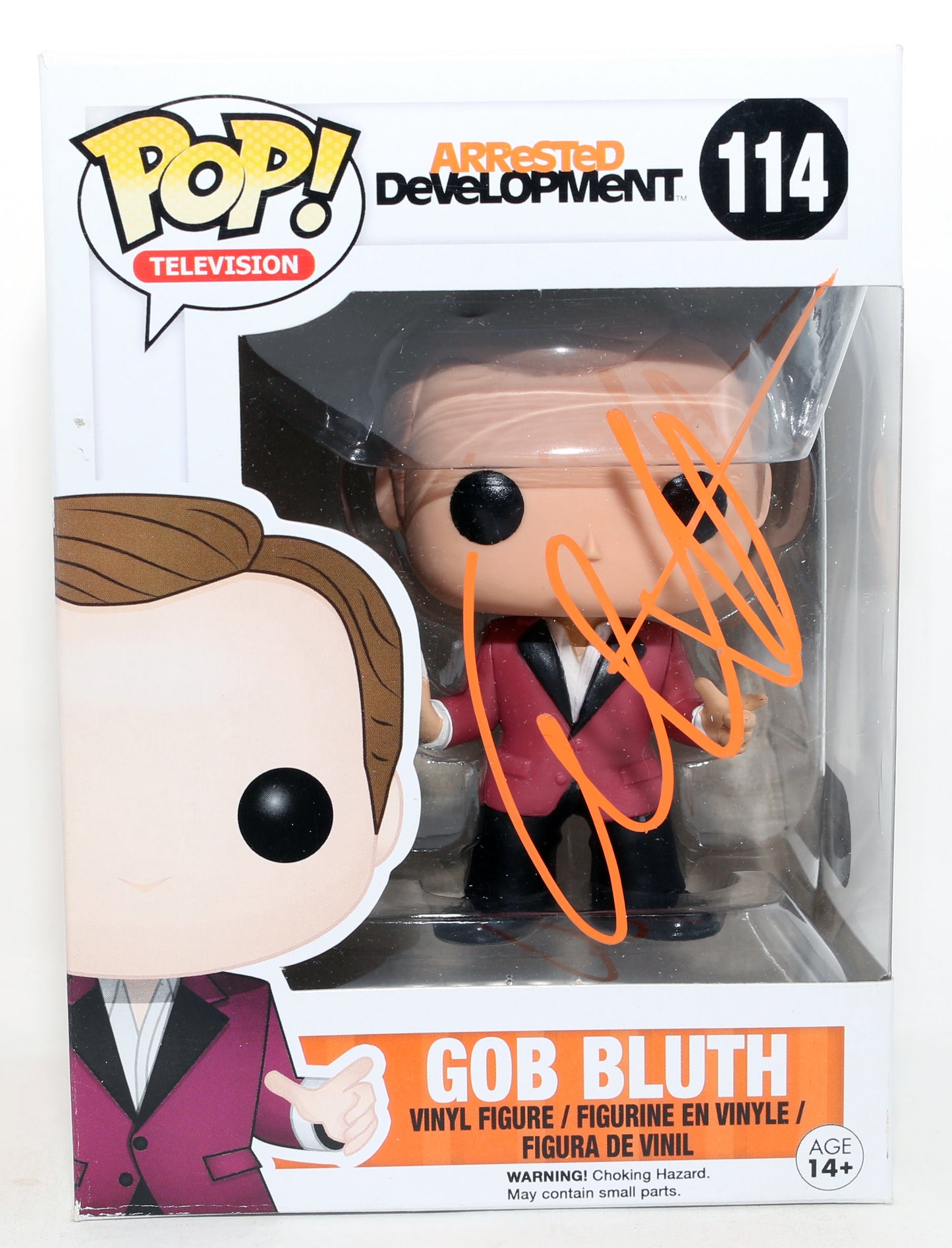 
                  
                    Will Arnett as Gob Bluth in Arrested Development (SWAU) Signed Funko POP! #114
                  
                