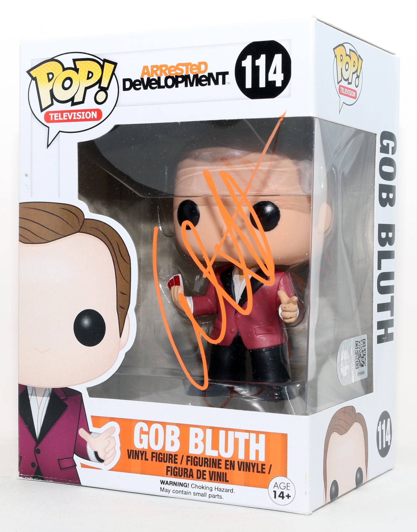 
                  
                    Will Arnett as Gob Bluth in Arrested Development (SWAU) Signed Funko POP! #114
                  
                
