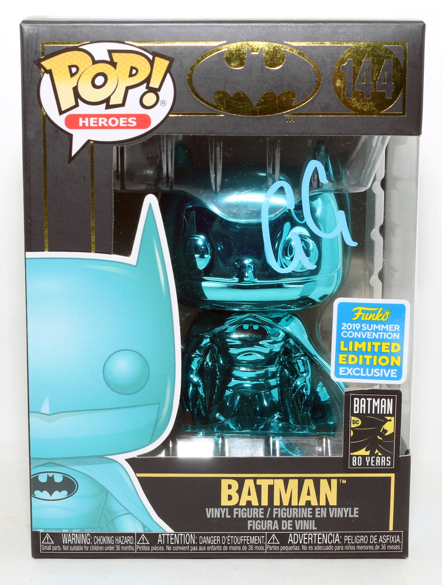 
                  
                    George Clooney as Batman in Batman & Robin 2019 Summer Convention LE Exclusive (SWAU) Signed Funko POP! #114
                  
                