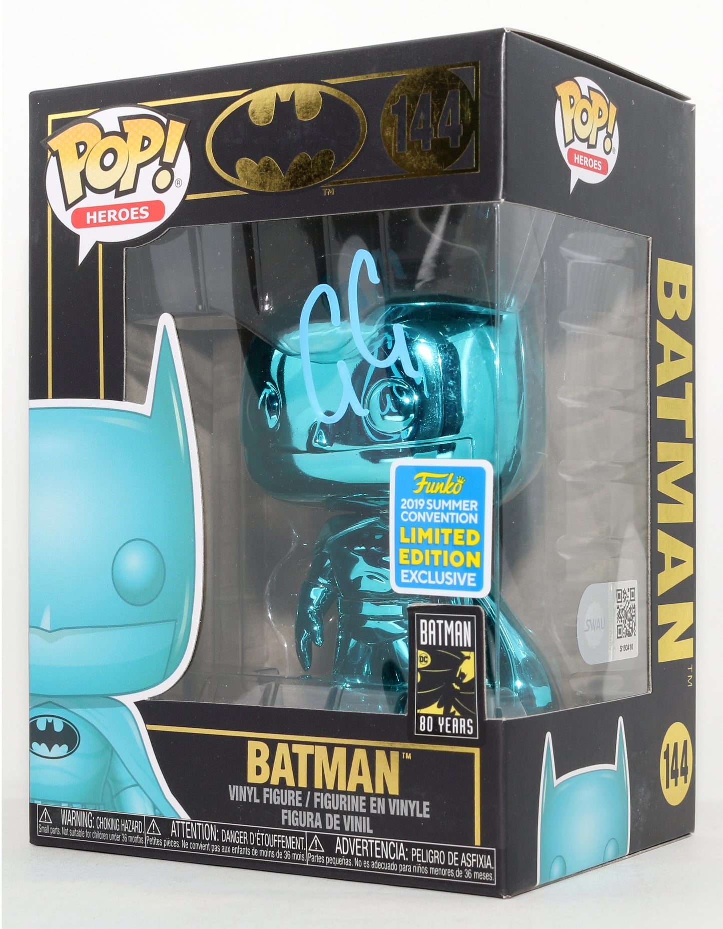 
                  
                    George Clooney as Batman in Batman & Robin 2019 Summer Convention LE Exclusive (SWAU) Signed Funko POP! #114
                  
                