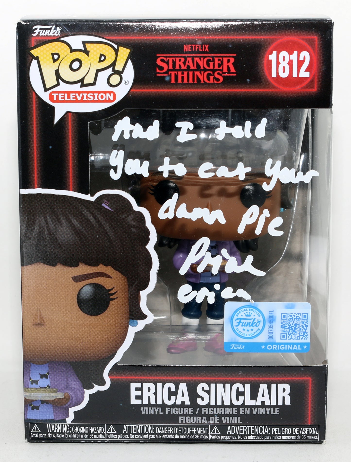 
                  
                    Brett Gelman as Murray in Stranger Things Funko Special Edition Signed Funko POP! #1812 with Character Name & Quote
                  
                