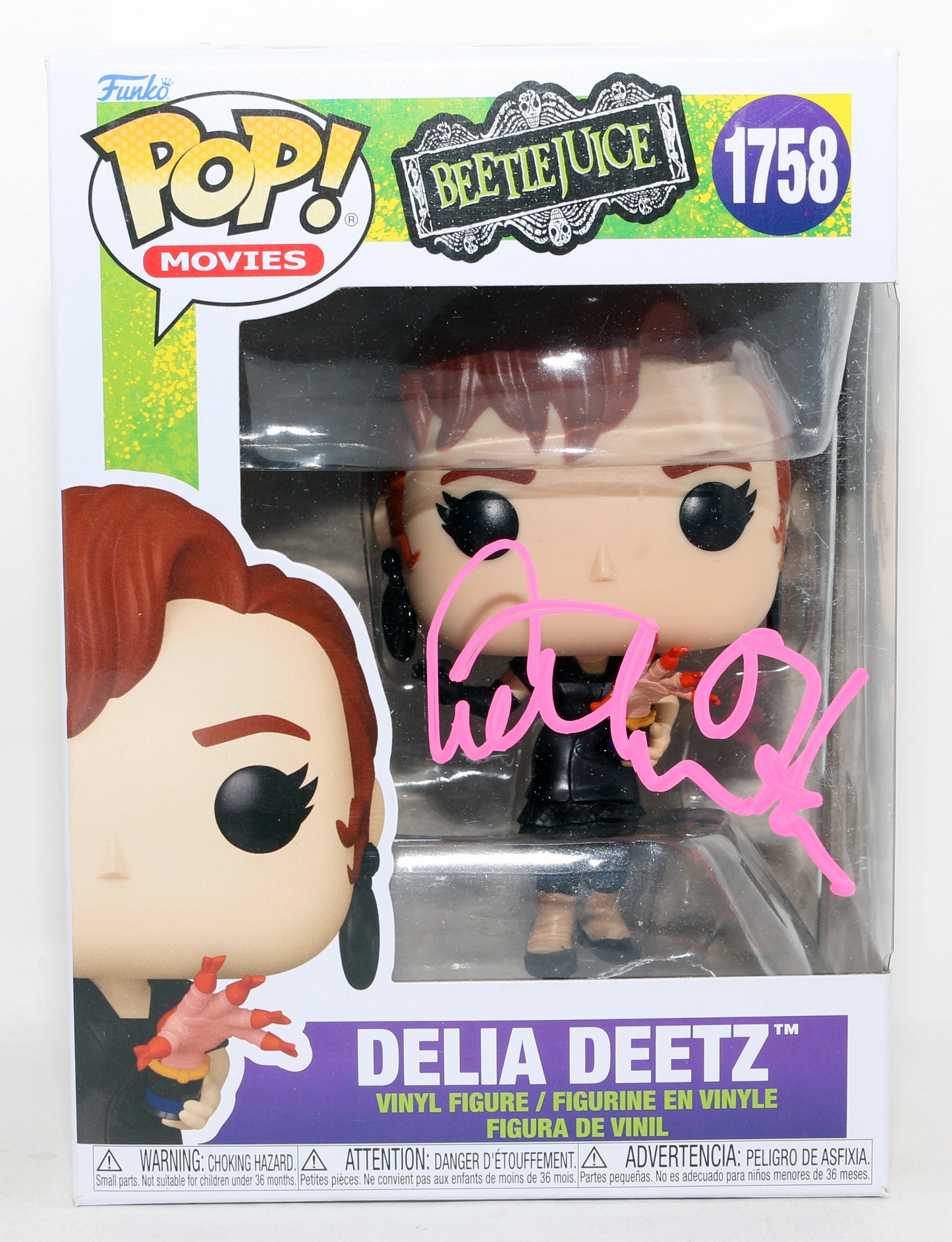 
                  
                    Catherine O'Hara as Delia Deetz in Beetlejuice (Beckett) Signed Funko POP! #1758
                  
                