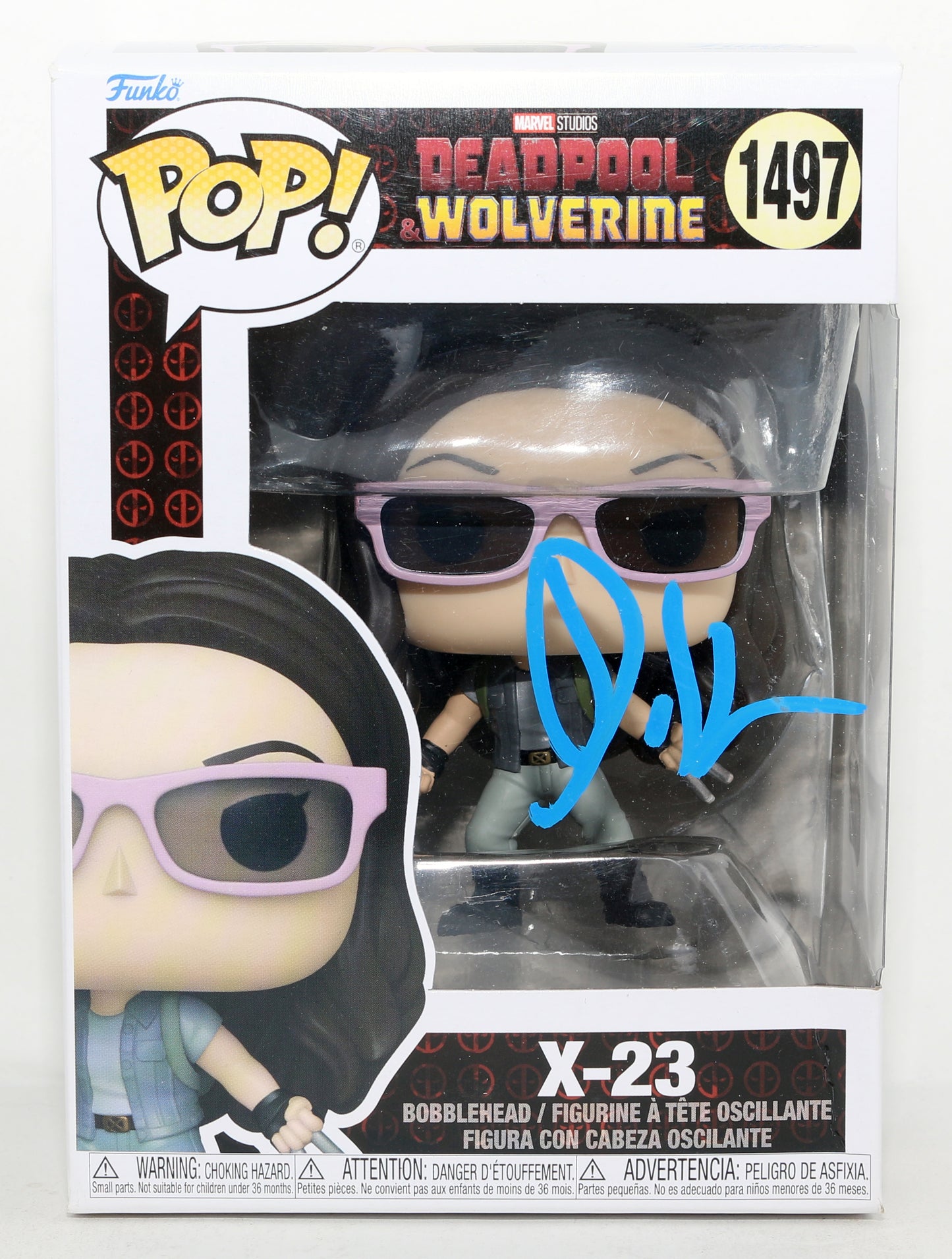 
                  
                    Dafne Keen as X-23 in Deadpool & Wolverine (Beckett) Signed Funko POP! #1497
                  
                