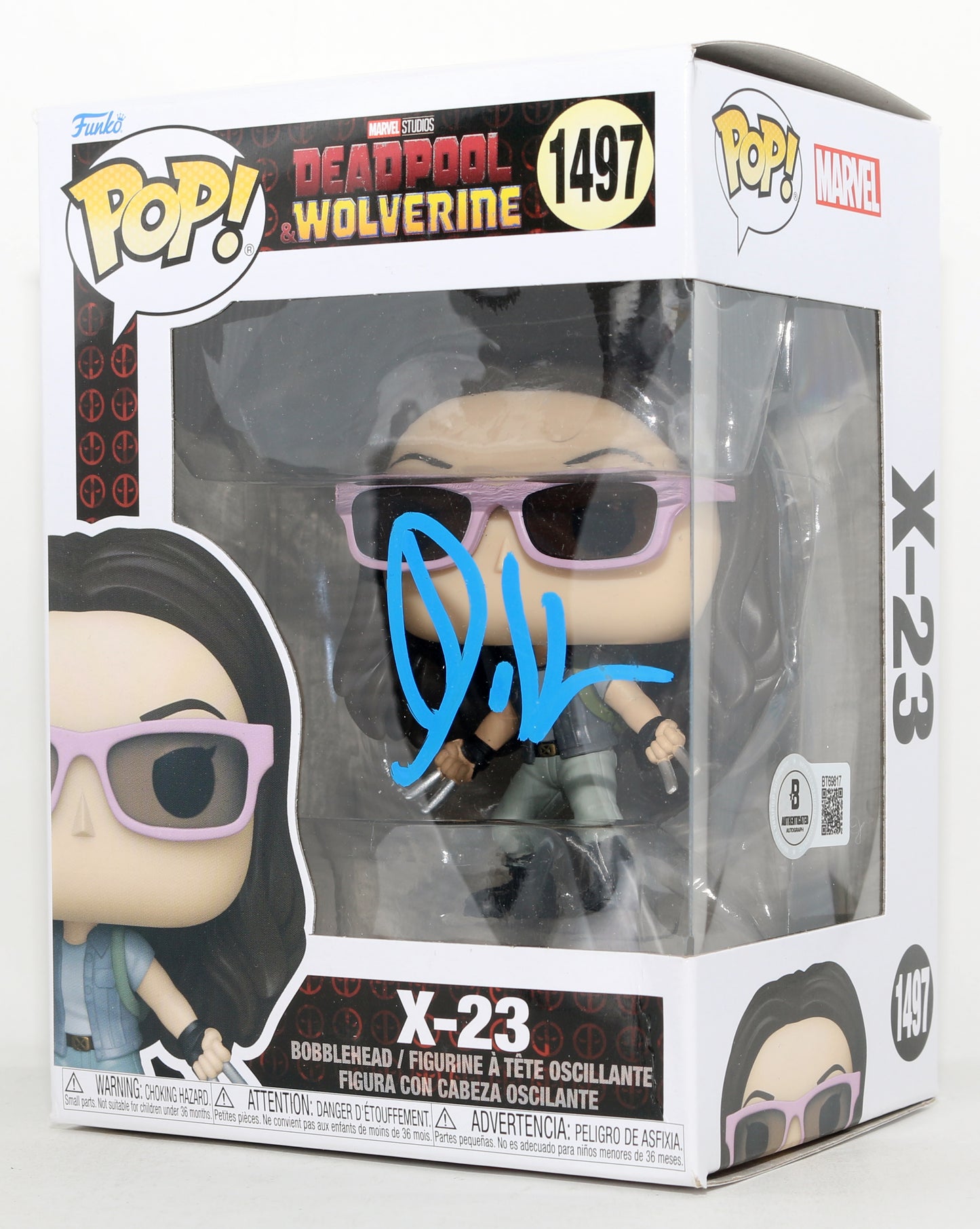 
                  
                    Dafne Keen as X-23 in Deadpool & Wolverine (Beckett) Signed Funko POP! #1497
                  
                
