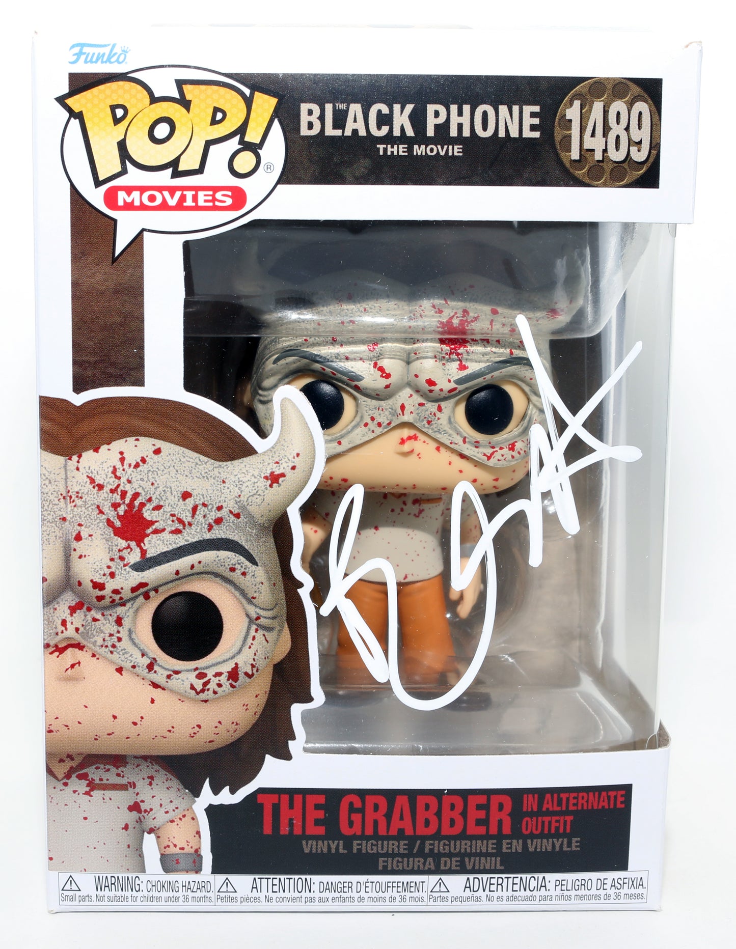 
                  
                    Ethan Hawke as The Grabber in Black Phone Signed Funko POP! #1489
                  
                