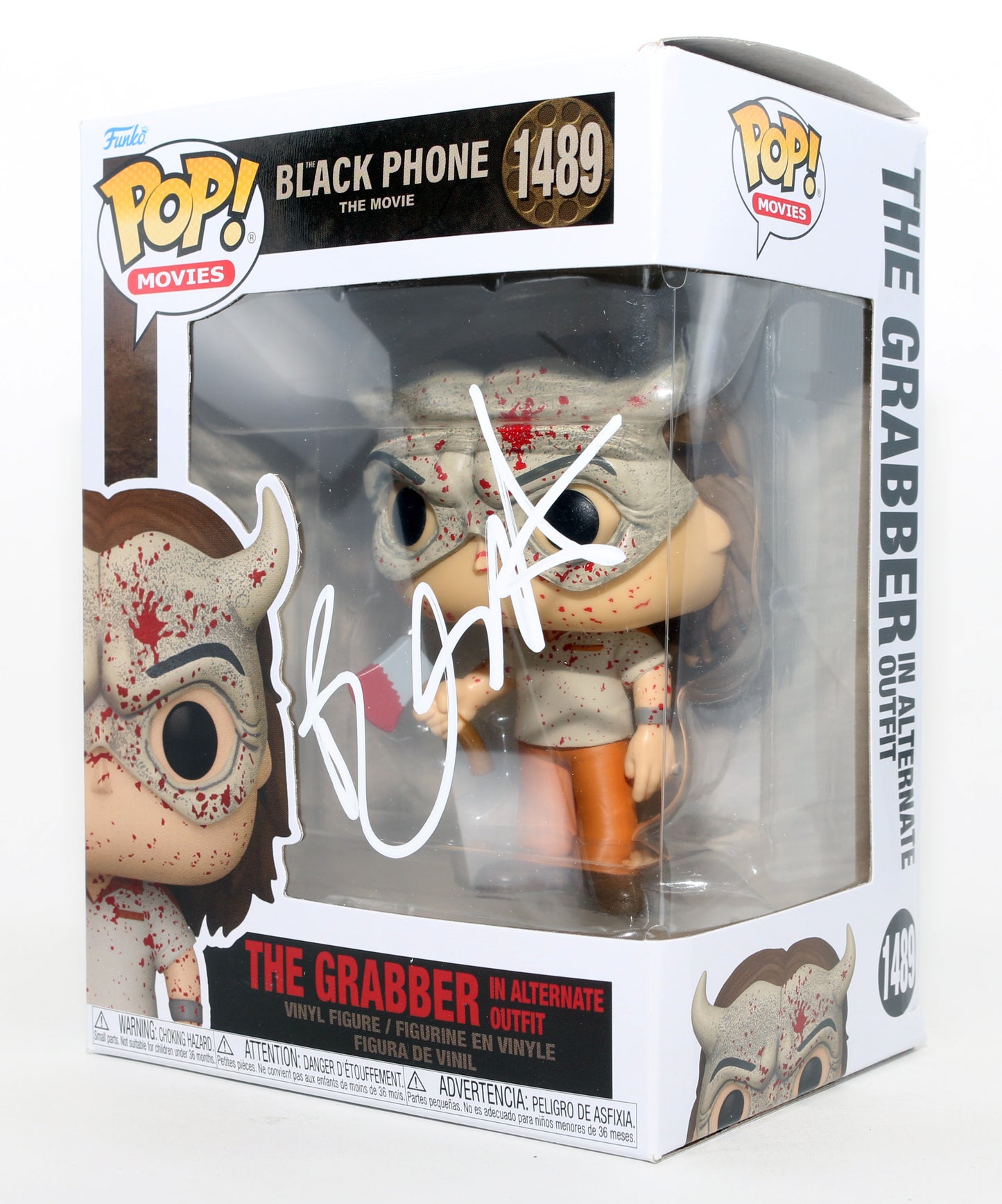 
                  
                    Ethan Hawke as The Grabber in Black Phone Signed Funko POP! #1489
                  
                
