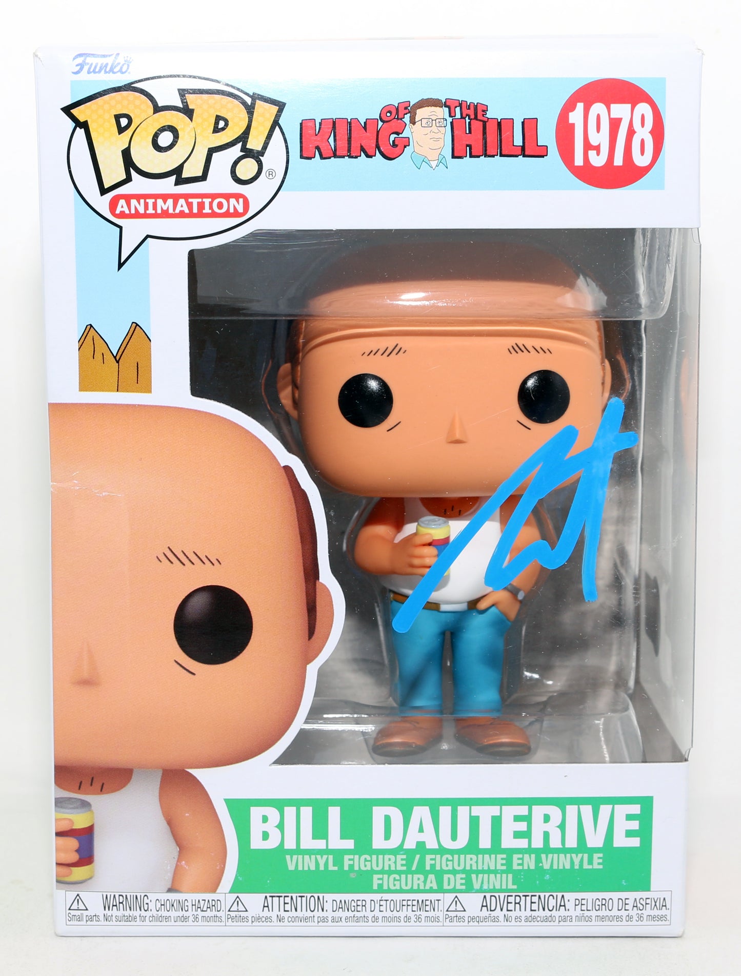 
                  
                    Stephen Root as Bill Dauterive in King of the Hill (Beckett) Signed Funko POP! #1978
                  
                