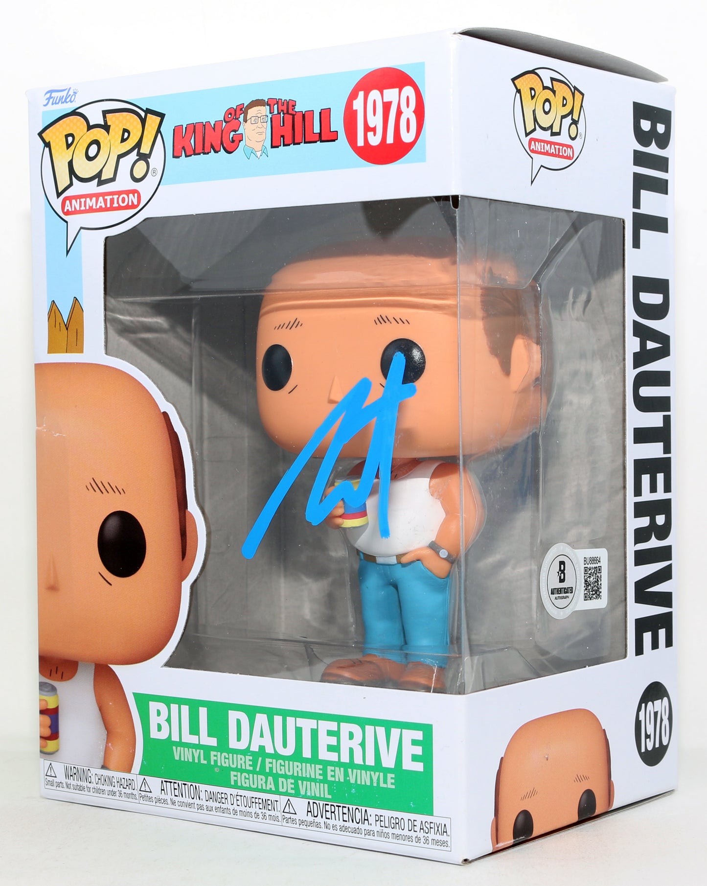 
                  
                    Stephen Root as Bill Dauterive in King of the Hill (Beckett) Signed Funko POP! #1978
                  
                