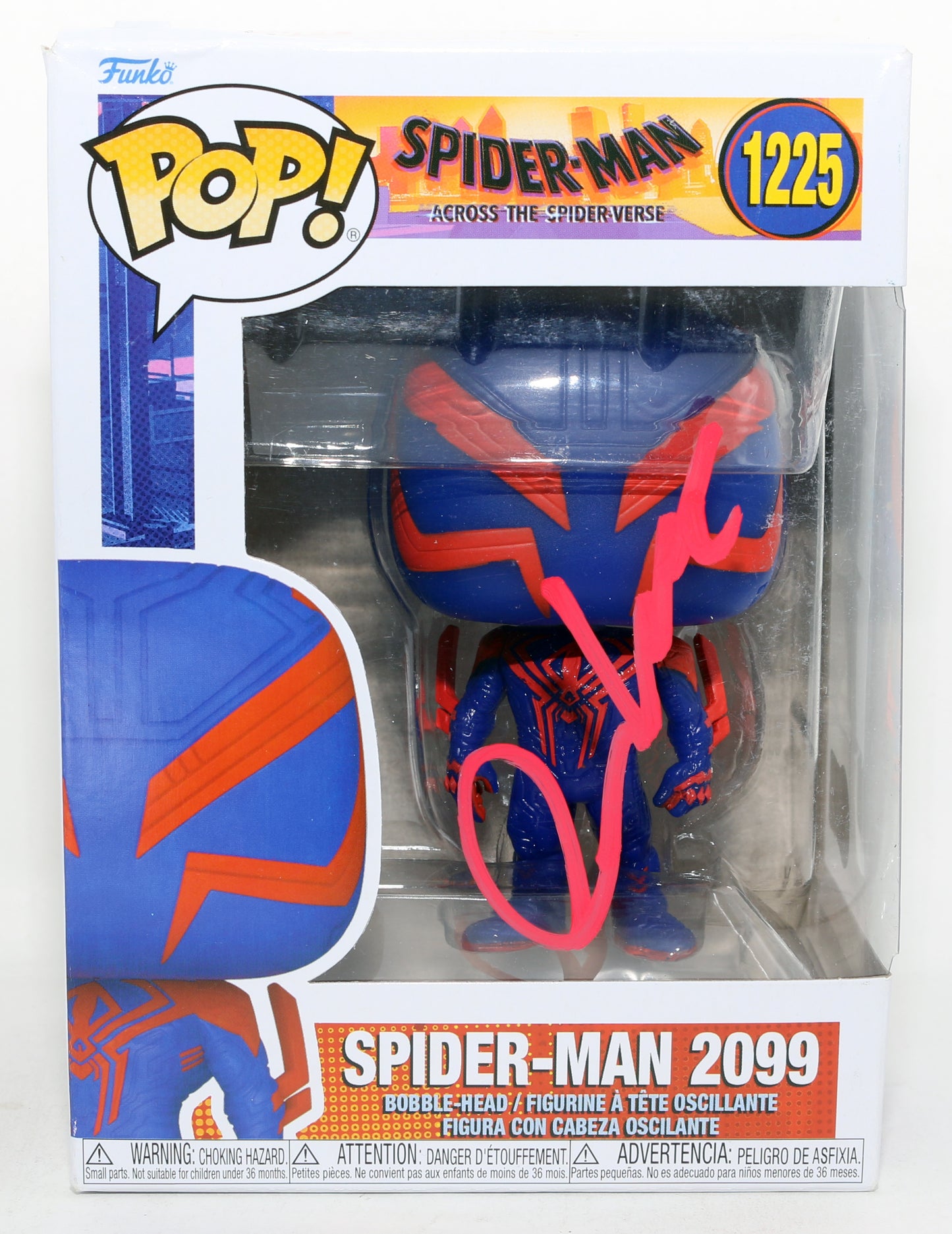 
                  
                    Oscar Isaac as Spider-Man 2099 / Miguel O'Hara in Spider-Man: Across the Spider-Verse (Beckett) Signed Funko POP! #1225
                  
                