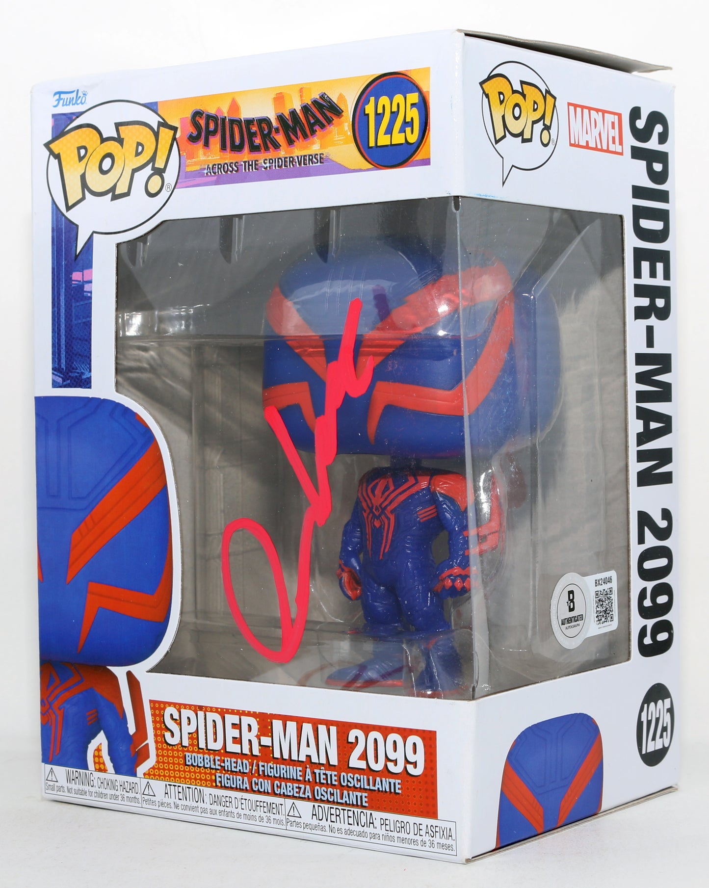 
                  
                    Oscar Isaac as Spider-Man 2099 / Miguel O'Hara in Spider-Man: Across the Spider-Verse (Beckett) Signed Funko POP! #1225
                  
                