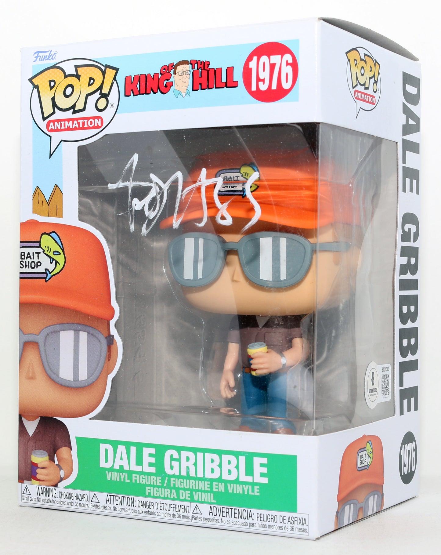 
                  
                    Toby Huss as Dale Gribble in King of the Hill (Beckett) Signed Funko POP! #1976
                  
                