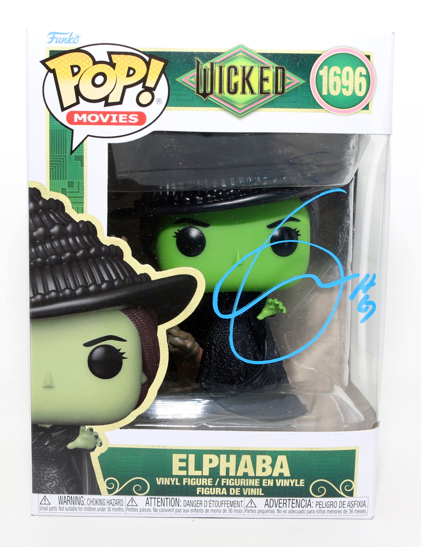 
                  
                    Cynthia Erivo as Elphaba in Wicked Signed Funko POP! #1696
                  
                