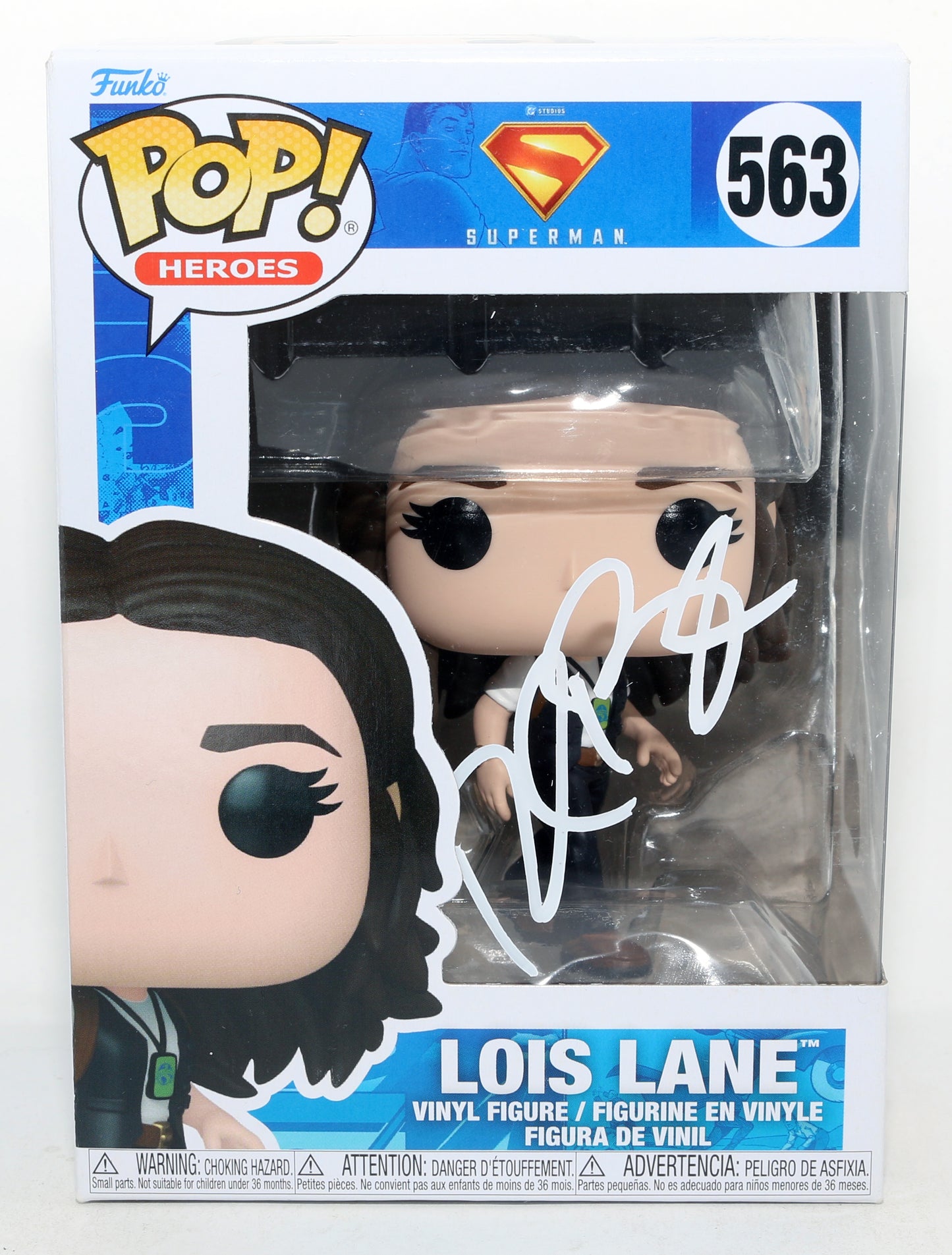
                  
                    Rachel Brosnahan as Lois Lane in James Gunn's Superman (Beckett) Signed Funko POP! #563
                  
                