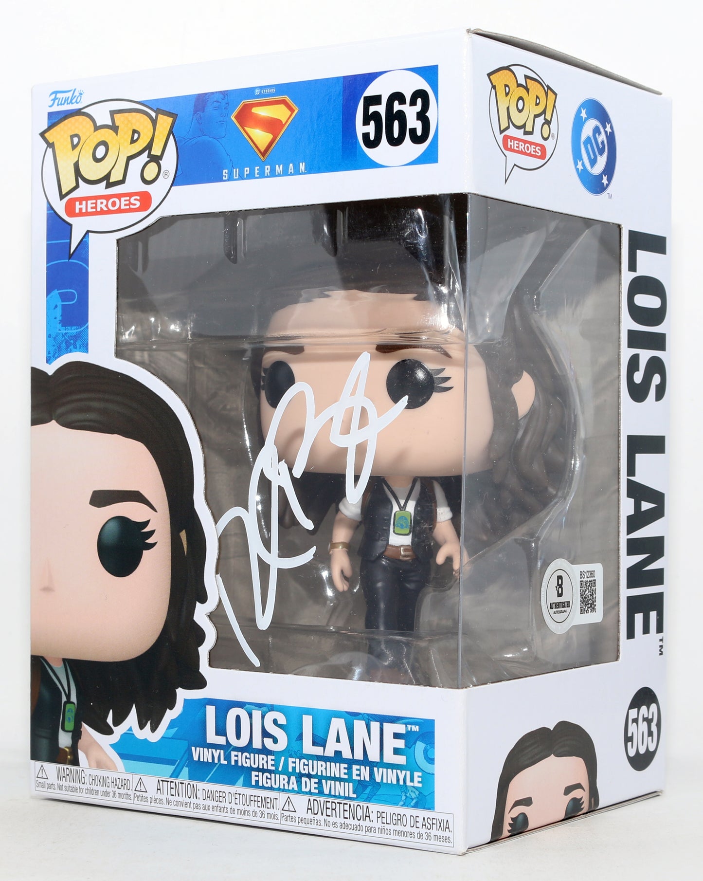 
                  
                    Rachel Brosnahan as Lois Lane in James Gunn's Superman (Beckett) Signed Funko POP! #563
                  
                