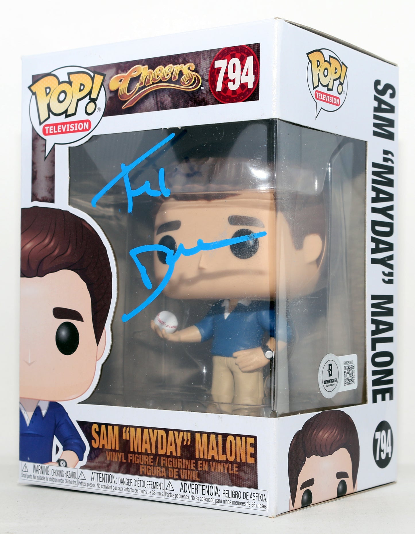 
                  
                    Ted Danson as Sam "Mayday" Malone in Cheers (Beckett) Signed Funko POP! #794
                  
                