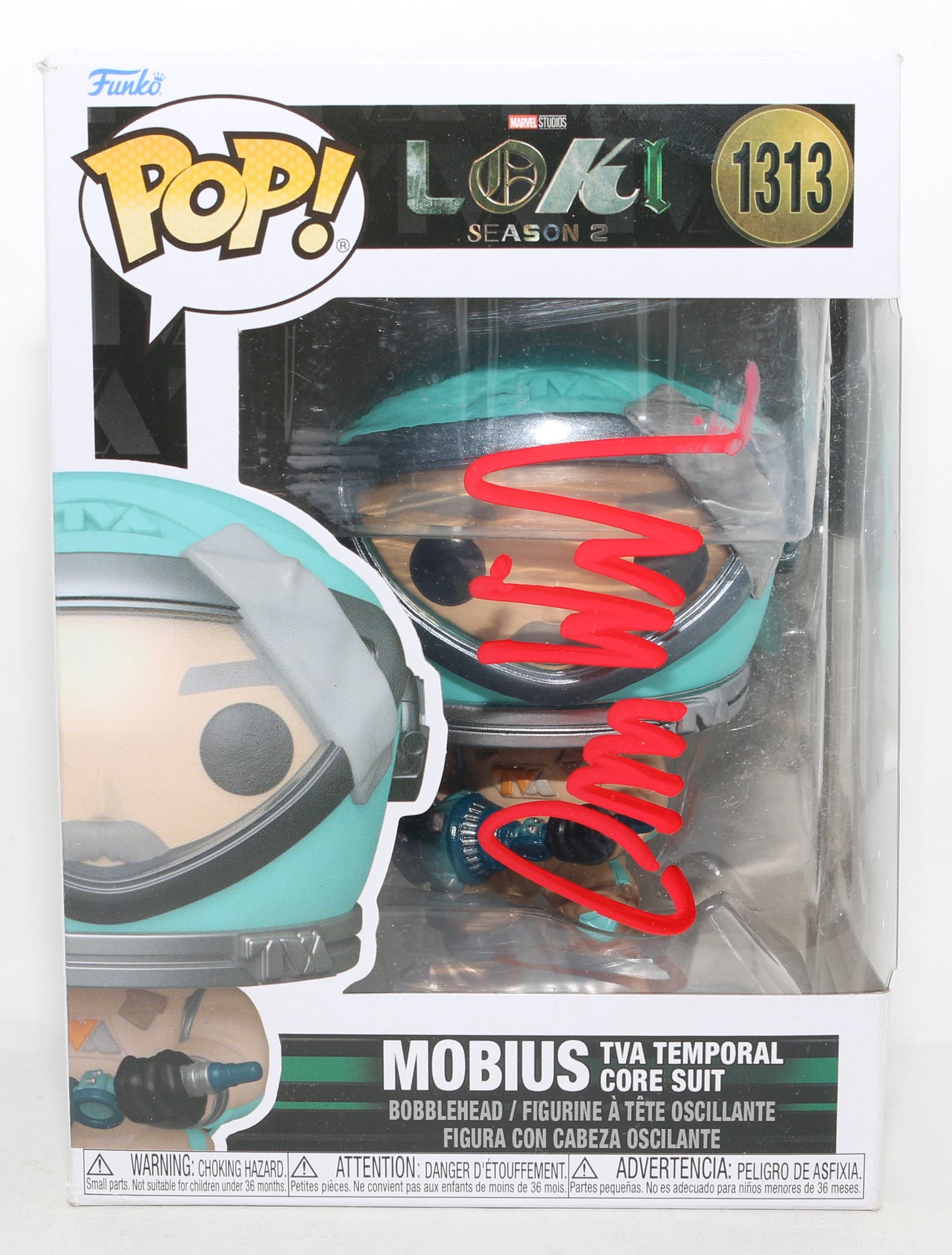 
                  
                    Owen Wilson as Mobius M. Mobius in Loki (Beckett) Signed Funko POP! #1313
                  
                