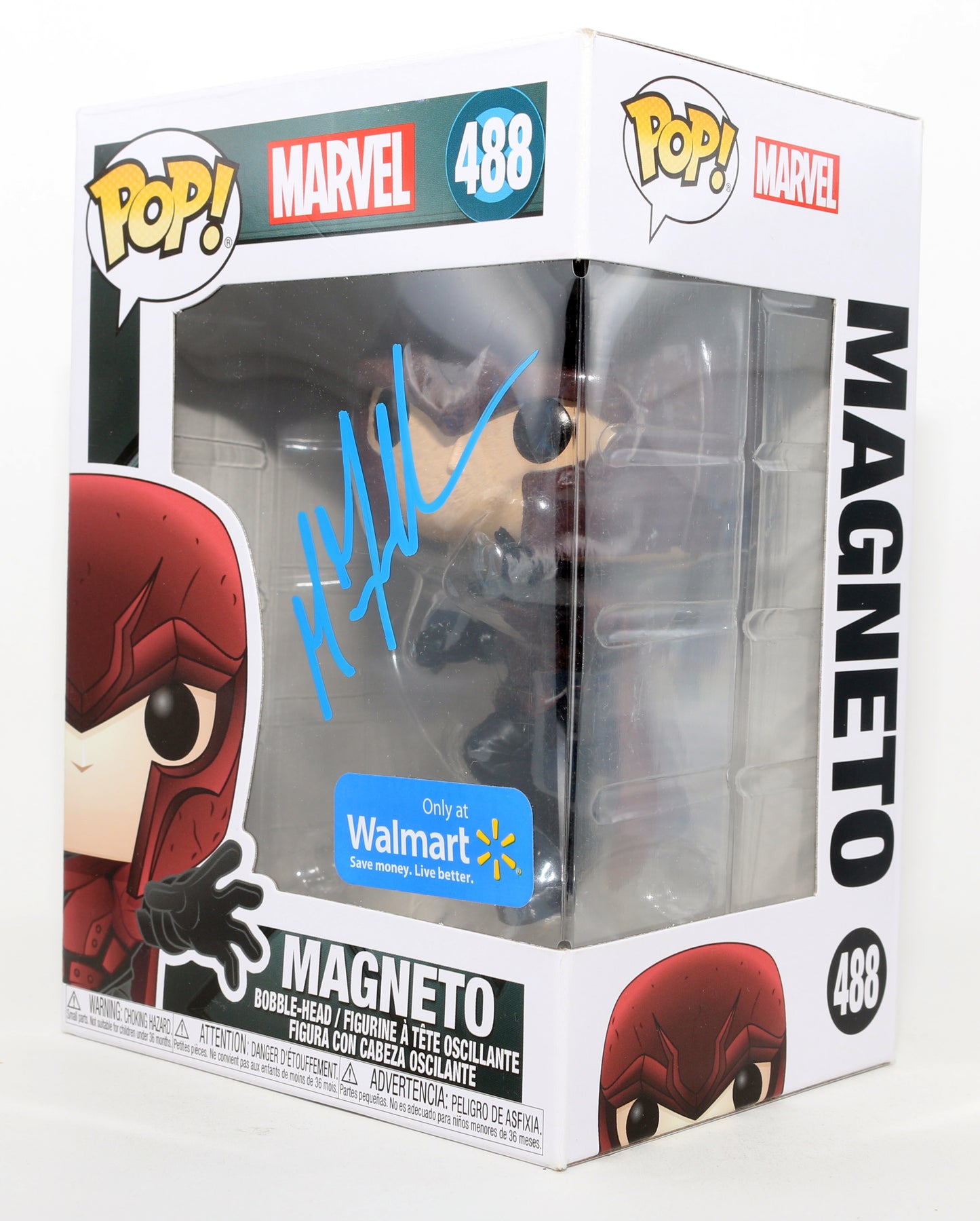
                  
                    Michael Fassbender as Young Magneto in X-Men: Days of Future Past Walmart Exclusive Signed Funko POP! #488
                  
                