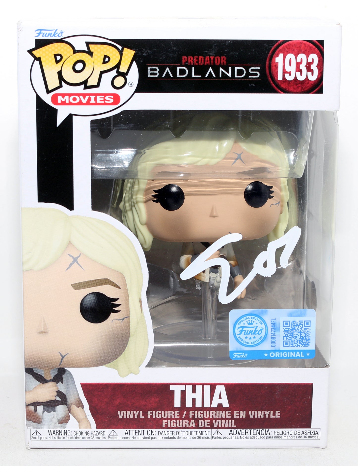
                  
                    Elle Fanning as Thia in Predator: Badlands Special Edition (Beckett) Signed Funko POP! #1933
                  
                
