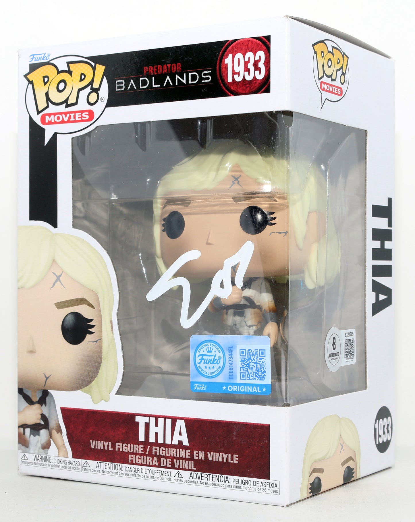 
                  
                    Elle Fanning as Thia in Predator: Badlands Special Edition (Beckett) Signed Funko POP! #1933
                  
                