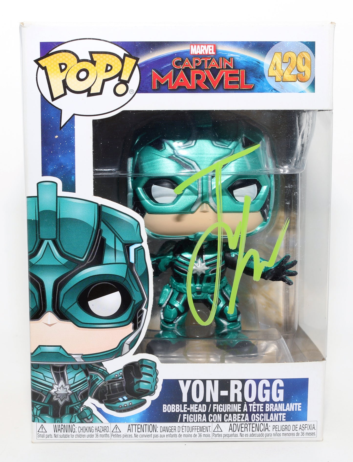 
                  
                    Jude Law as Yon-Rogg in Captain Marvel Signed Funko POP! #429
                  
                