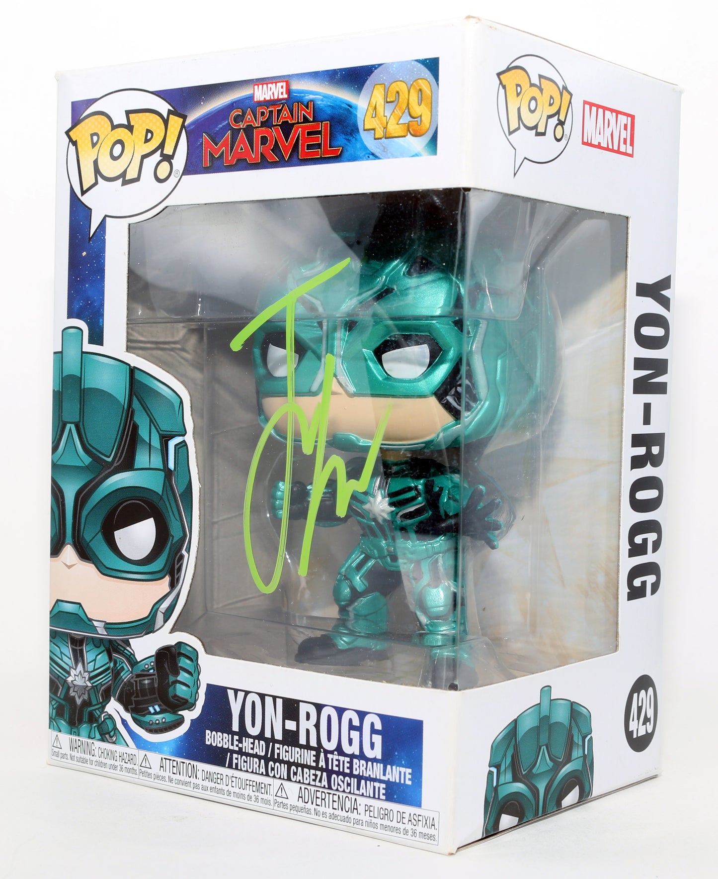 
                  
                    Jude Law as Yon-Rogg in Captain Marvel Signed Funko POP! #429
                  
                