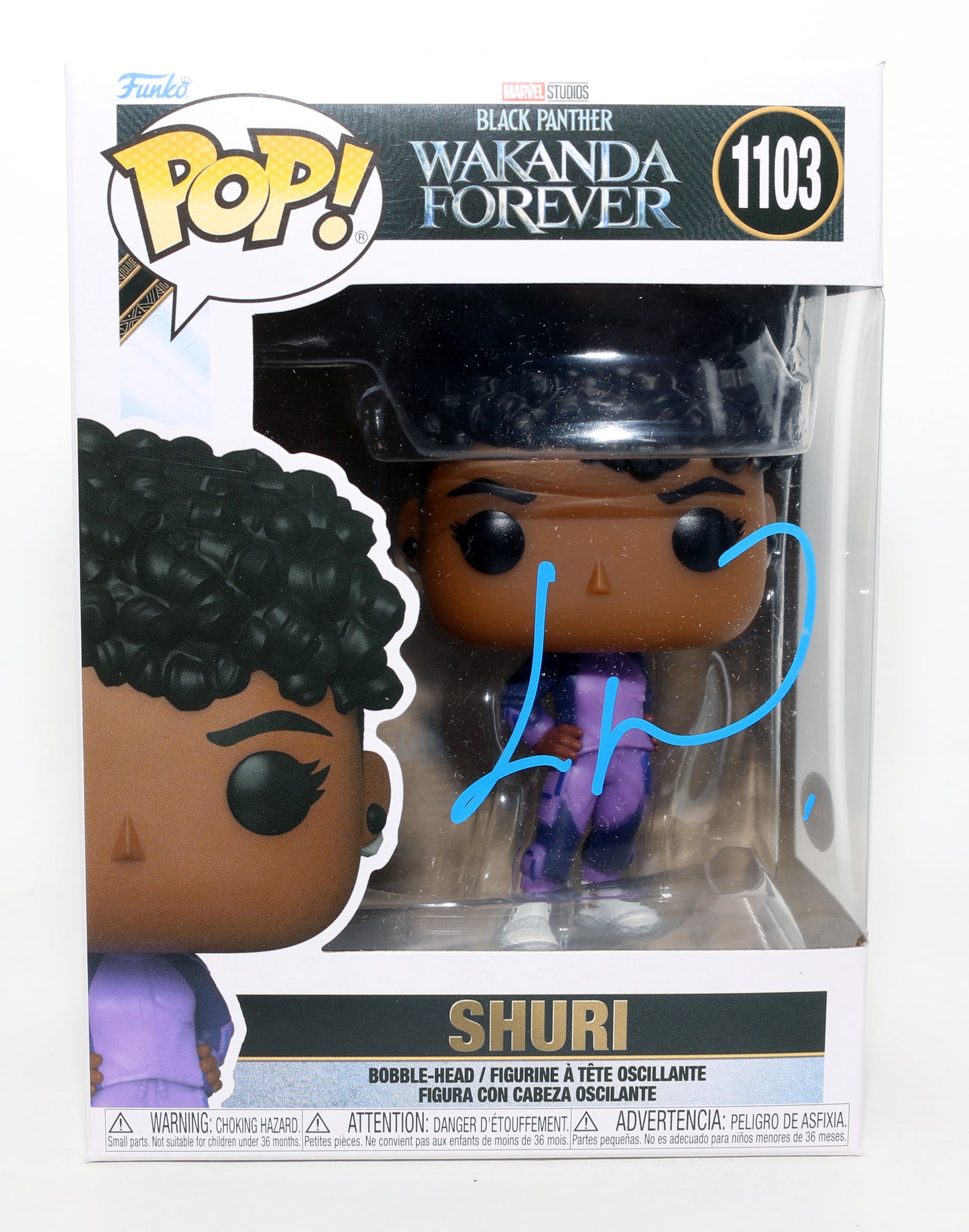 
                  
                    Letitia Wright as Shuri in Black Panther: Wakanda Forever (JSA) Signed Funko POP! #1103
                  
                