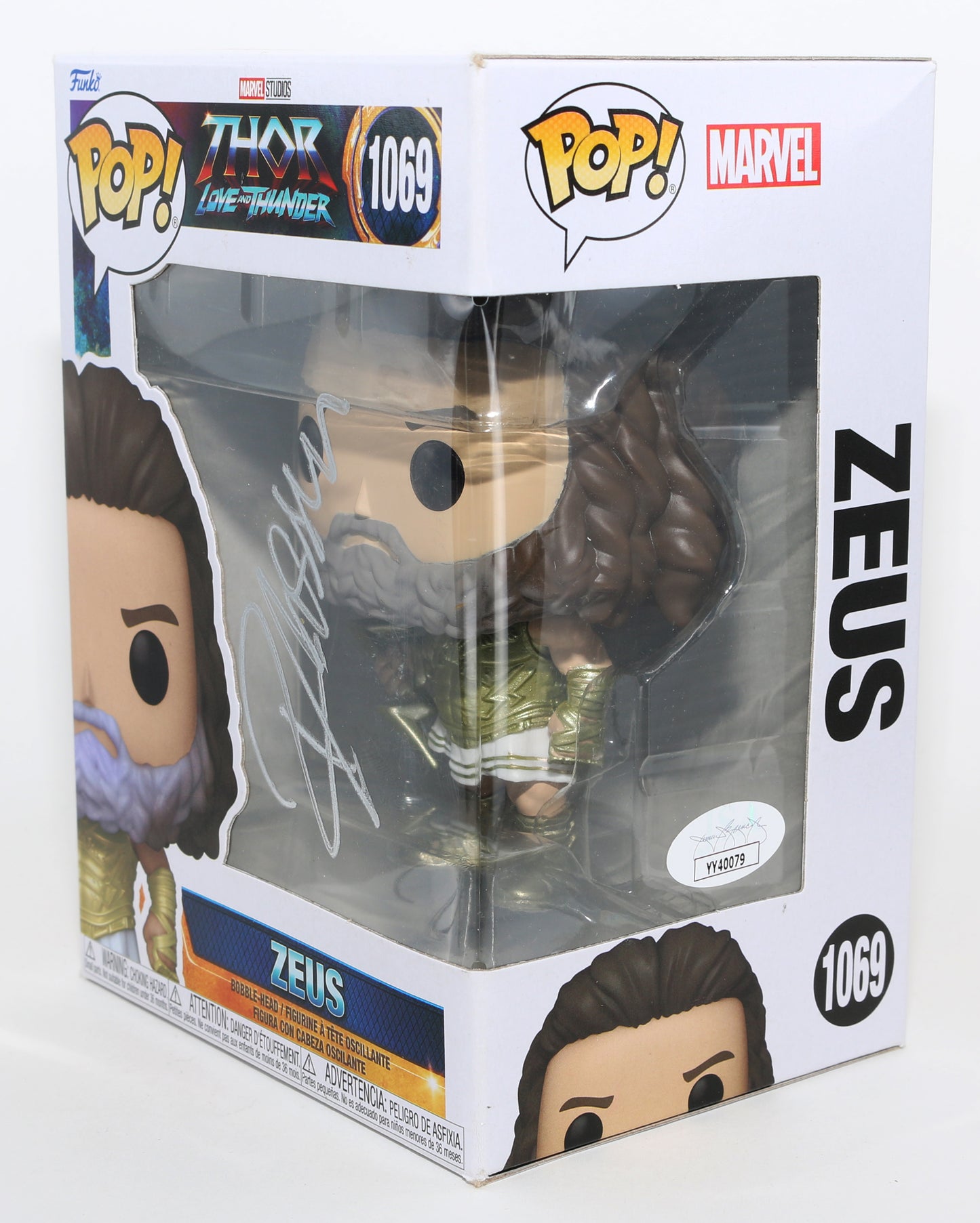 
                  
                    Russell Crowe as Zeus in Thor: Love and Thunder (JSA) Signed Funko POP! #1069
                  
                