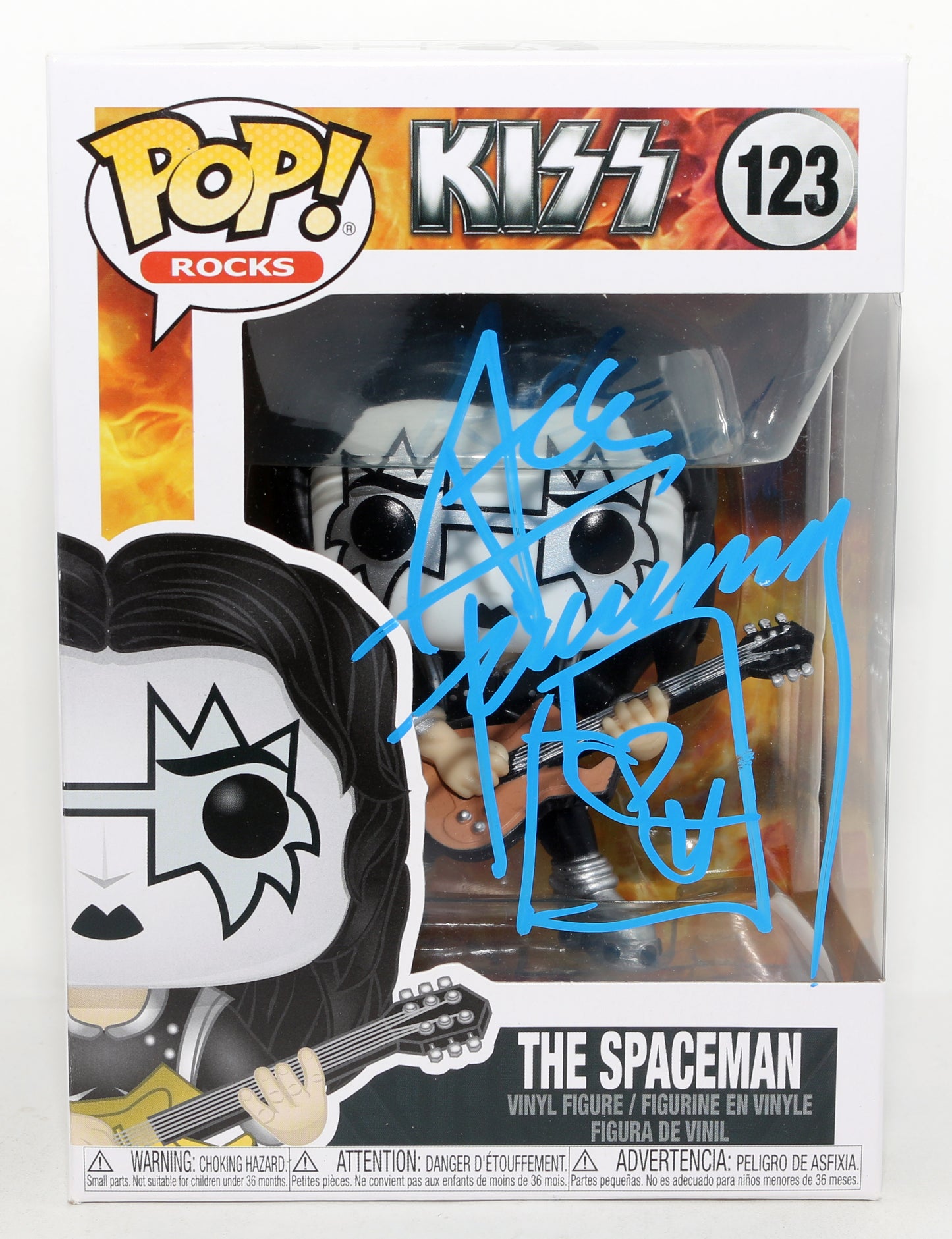 
                  
                    Ace Frehley Lead Guitarist of KISS Funko Store Exclusive Signed Funko POP! #123 with Sketch
                  
                