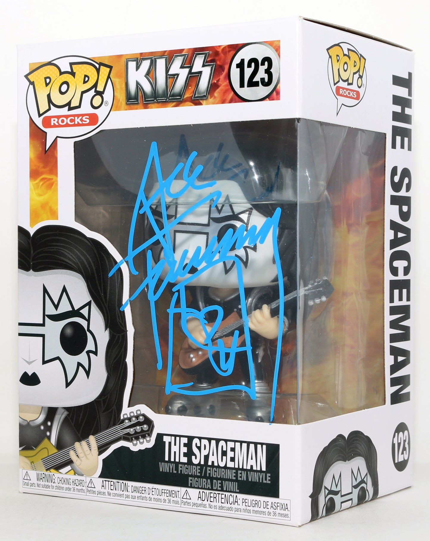 
                  
                    Ace Frehley Lead Guitarist of KISS Funko Store Exclusive Signed Funko POP! #123 with Sketch
                  
                