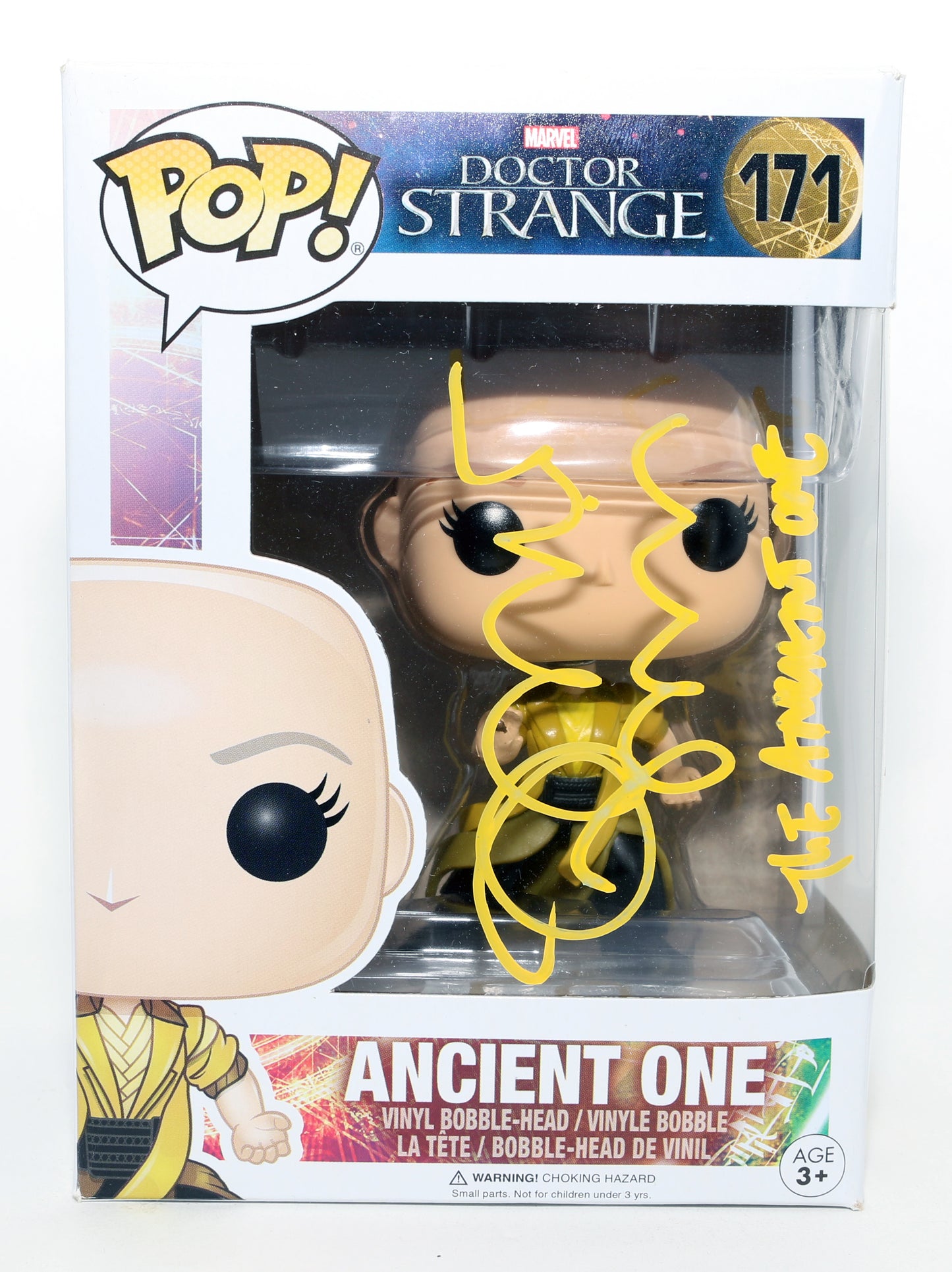 
                  
                    Tilda Swinton as Ancient One in Doctor Strange Signed Funko POP! #171 with Character Name
                  
                