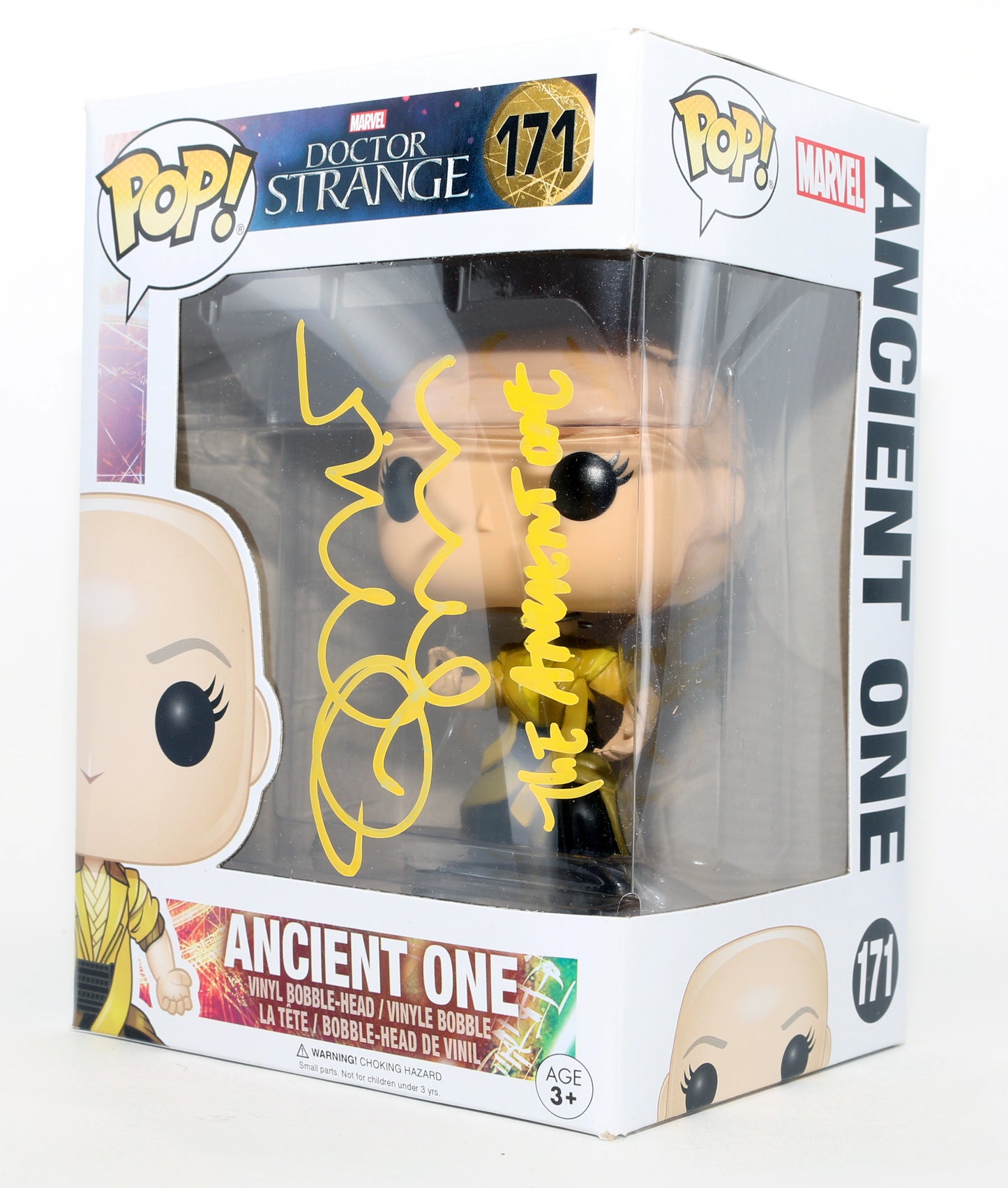 
                  
                    Tilda Swinton as Ancient One in Doctor Strange Signed Funko POP! #171 with Character Name
                  
                