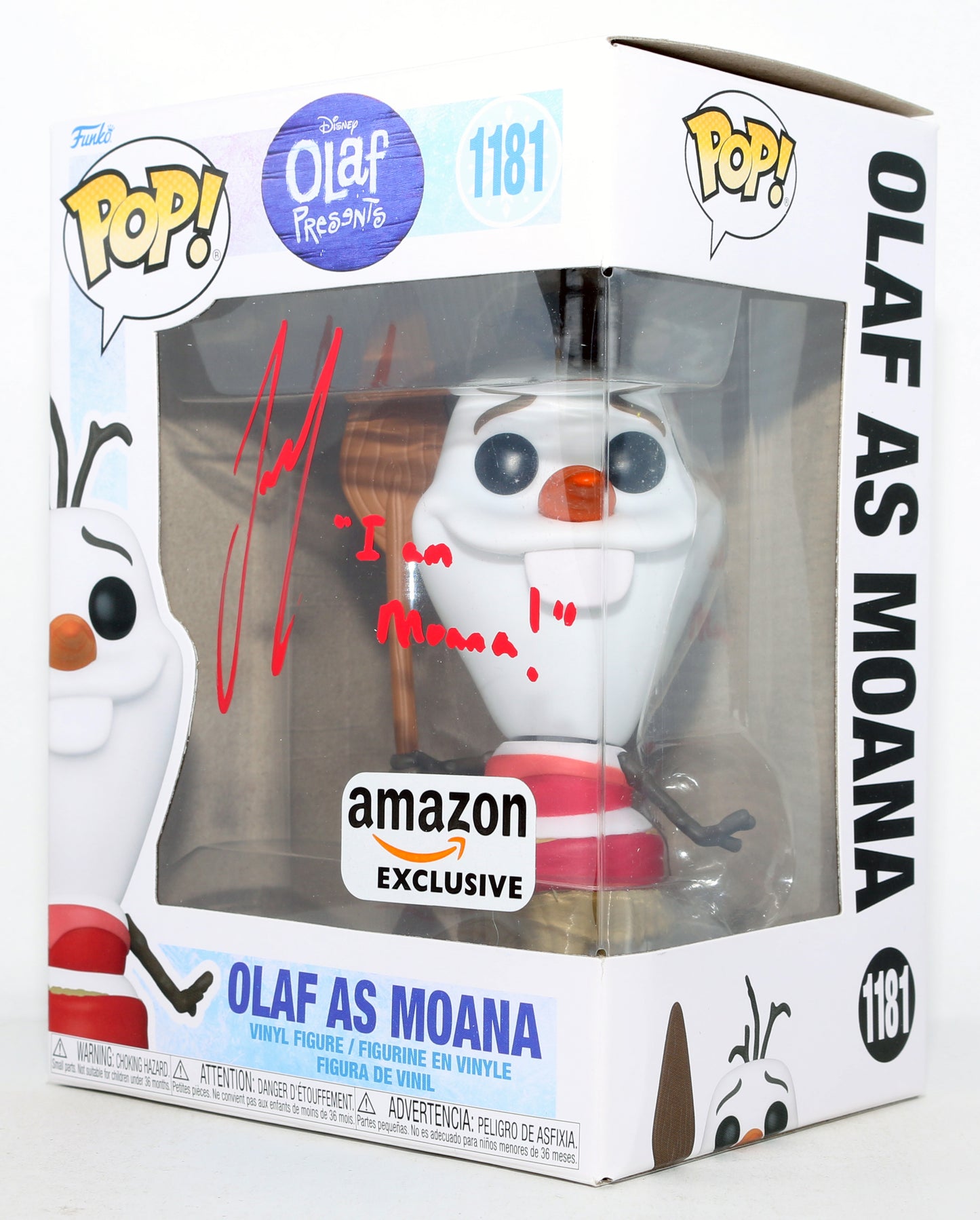 
                  
                    Josh Gad as Olaf in Olaf Presents Amazon Exclusive Signed Funko POP! #1181 with Quote
                  
                
