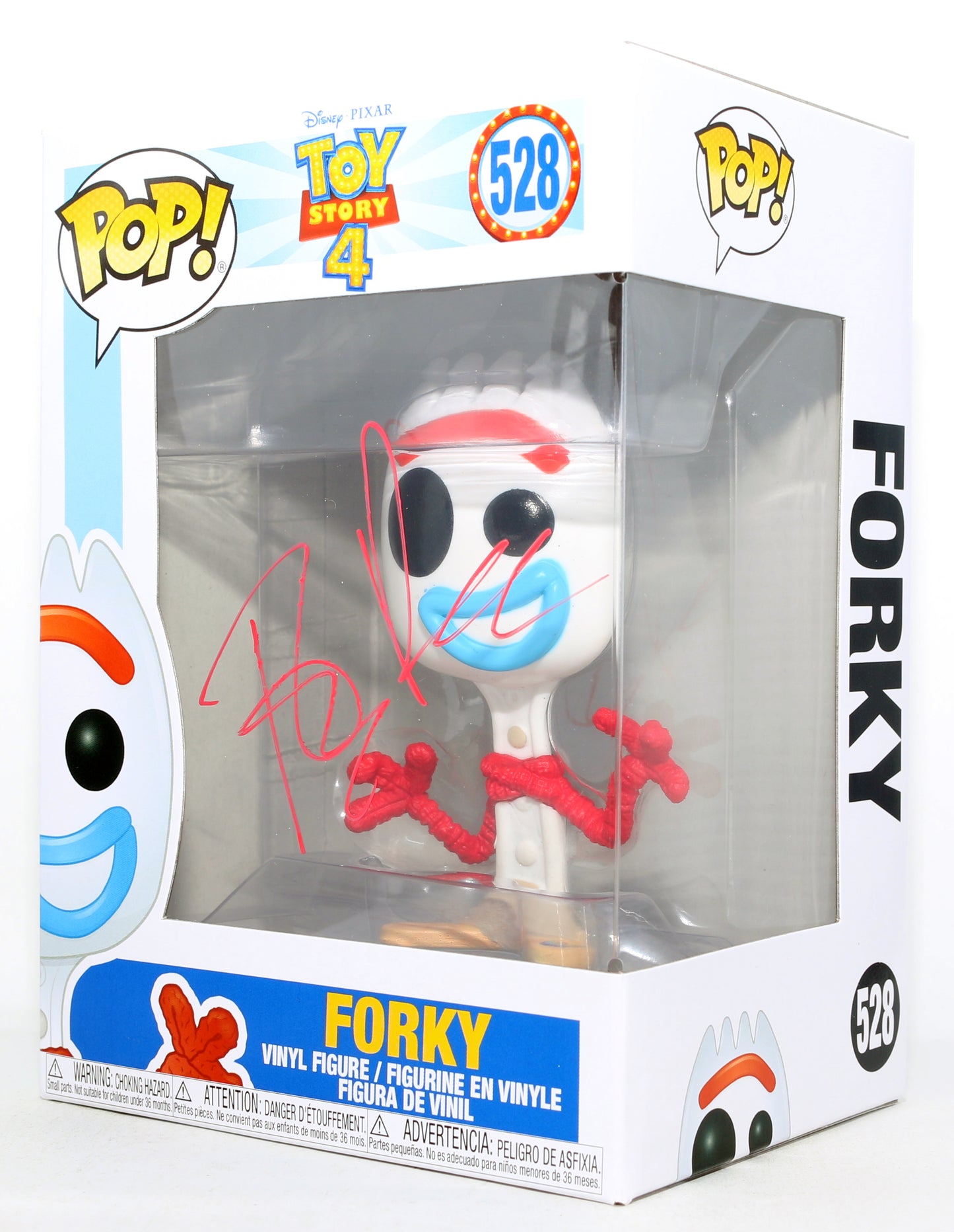 
                  
                    Tony Hale as Forky in Toy Story 4 Signed Funko POP! #528
                  
                