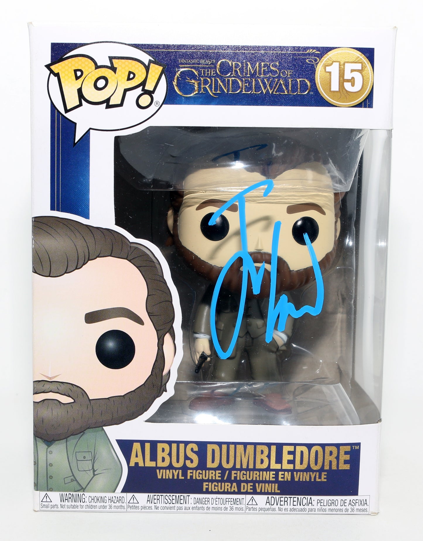 
                  
                    Jude Law as Albus Dumbledore in Fantastic Beasts: The Crimes of Grindelwald Signed Funko POP! #15
                  
                