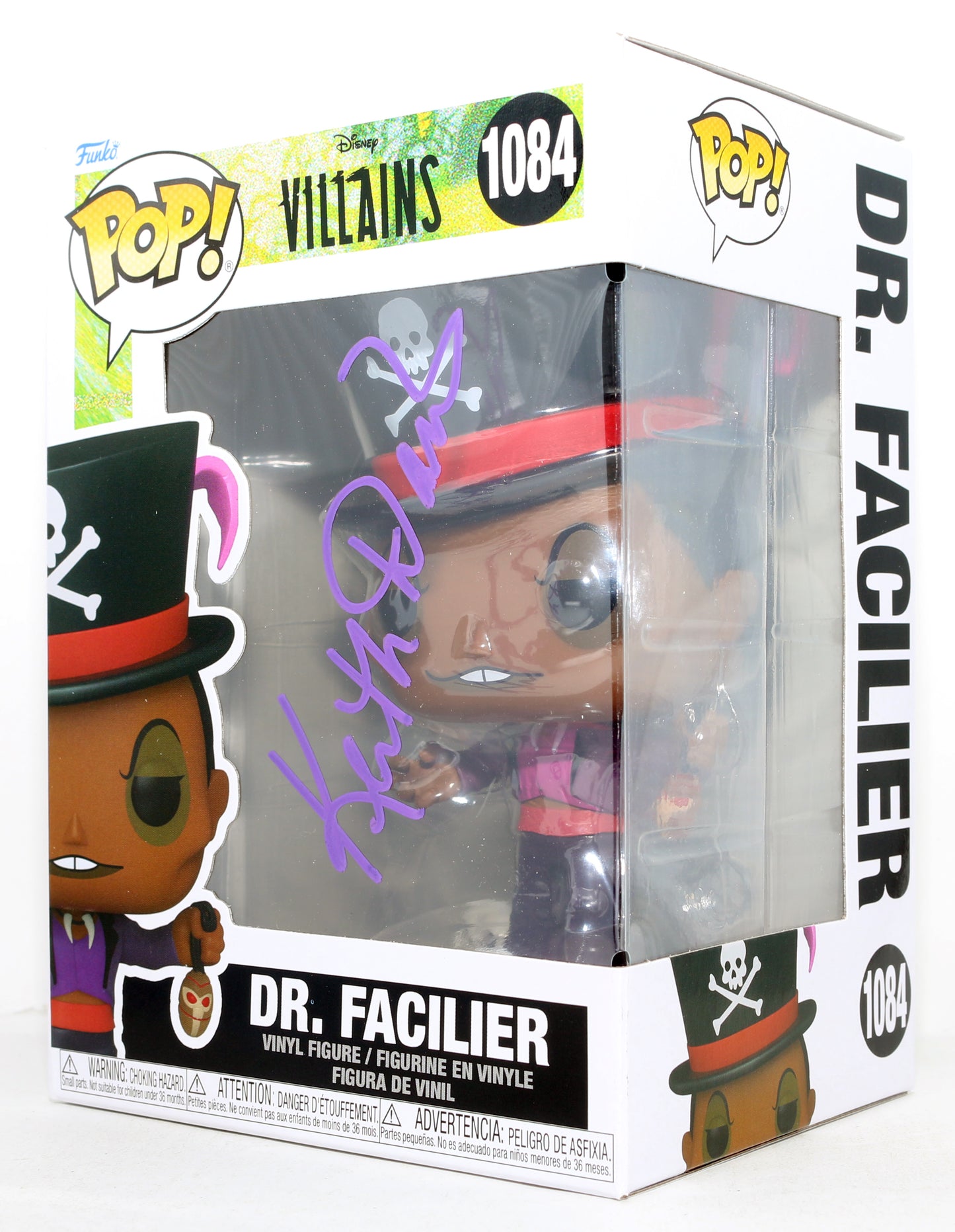 
                  
                    Keith David as Dr. Facilier in Disney's The Princess & The Frog Signed Funko POP! #1084
                  
                
