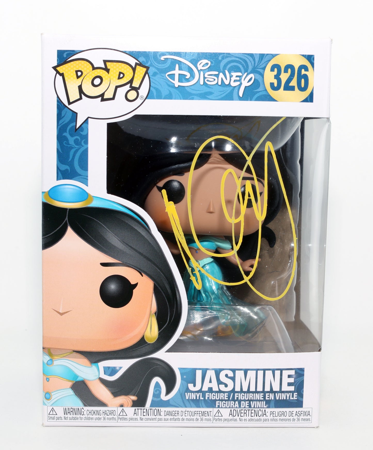 
                  
                    Naomi Scott as Jasmine in Aladdin Signed Funko POP! #326
                  
                