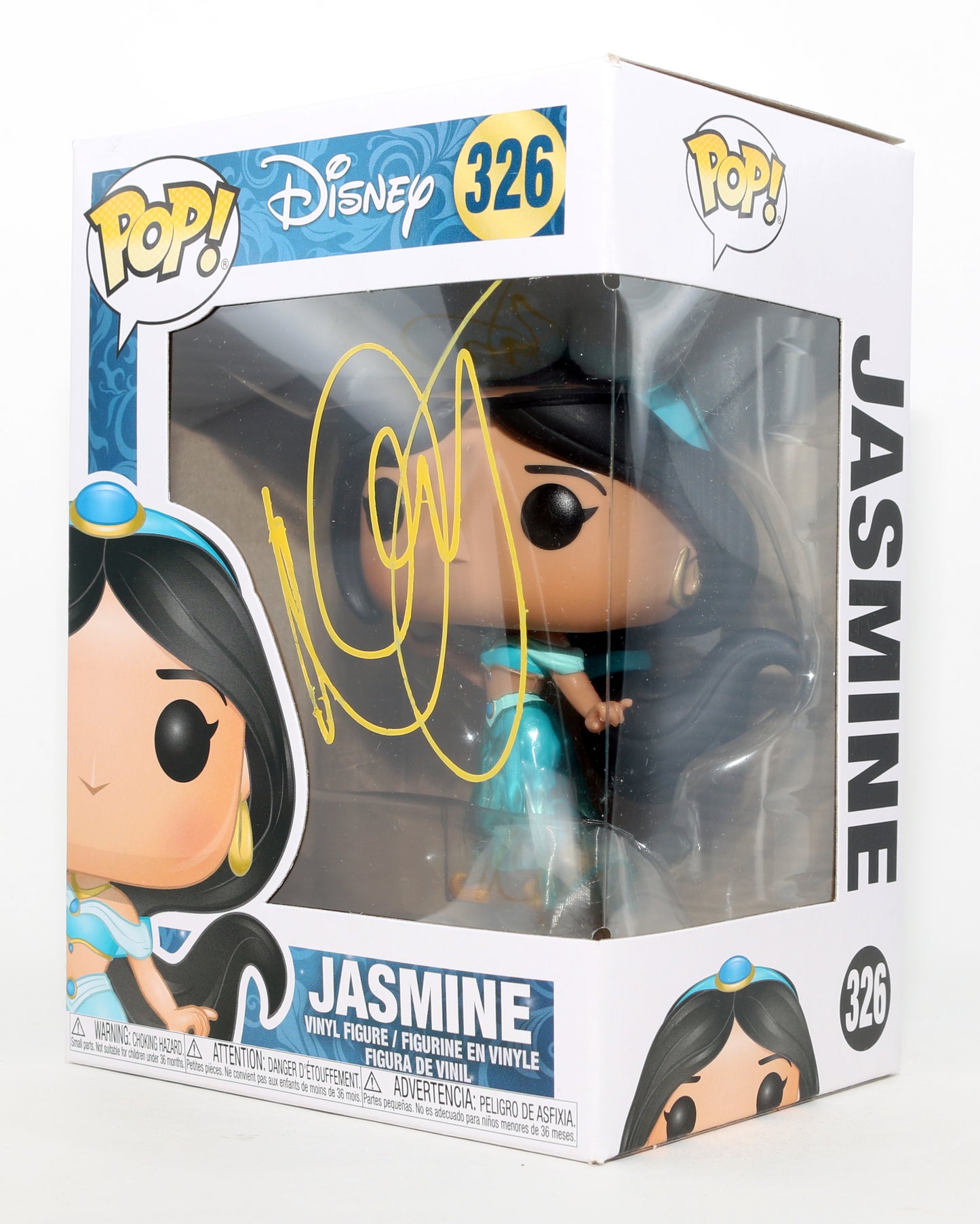 
                  
                    Naomi Scott as Jasmine in Aladdin Signed Funko POP! #326
                  
                