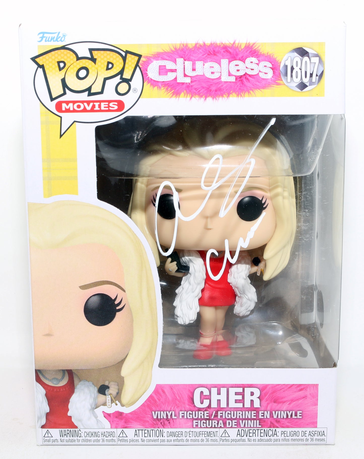 
                  
                    Alicia Silverstone as Cher Horowitz in Clueless (Beckett) Signed Funko POP! #247 with Character Name
                  
                
