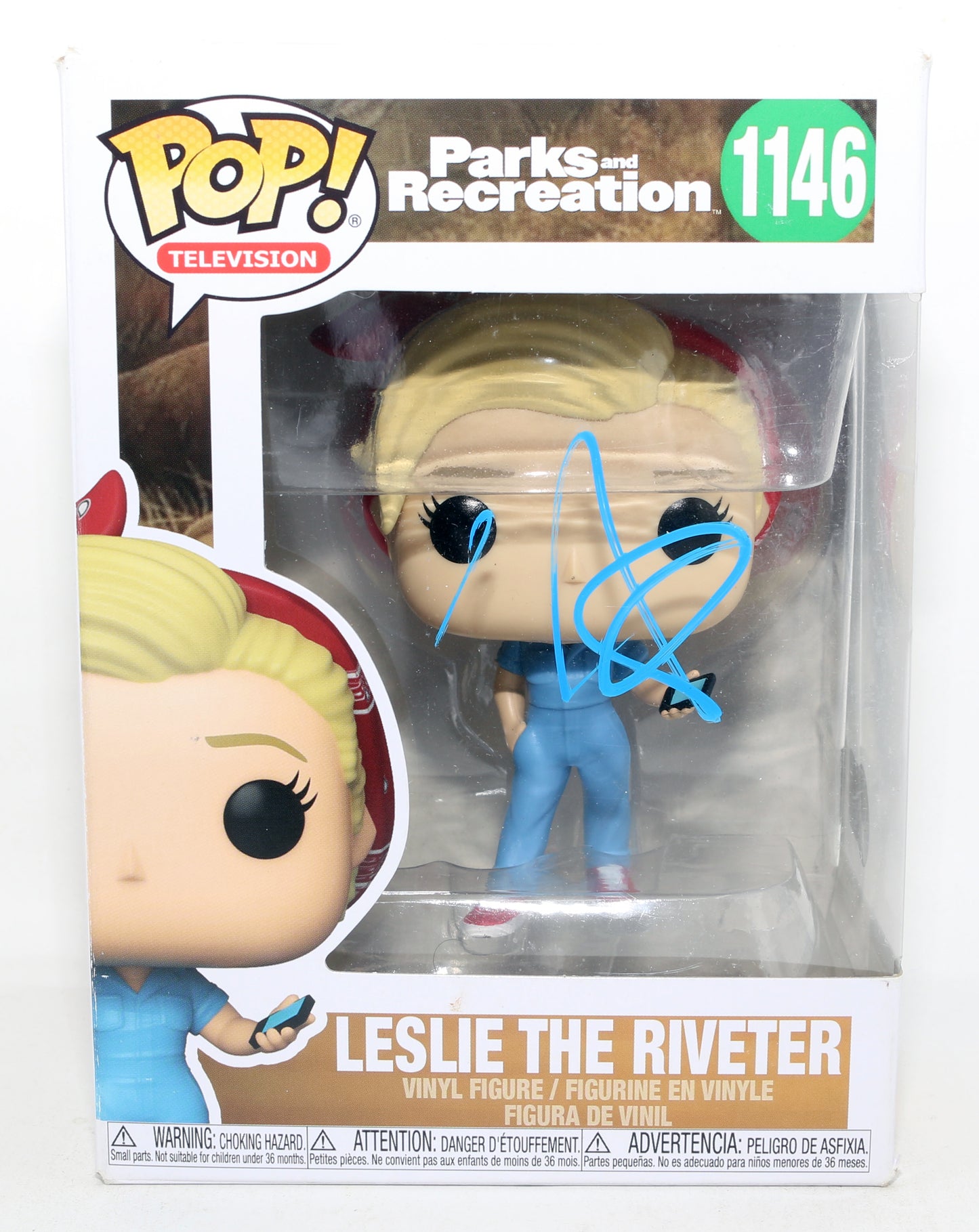 
                  
                    Amy Poehler as Leslie Knope in Parks & Recreation (Beckett) Signed Funko POP! #1146
                  
                