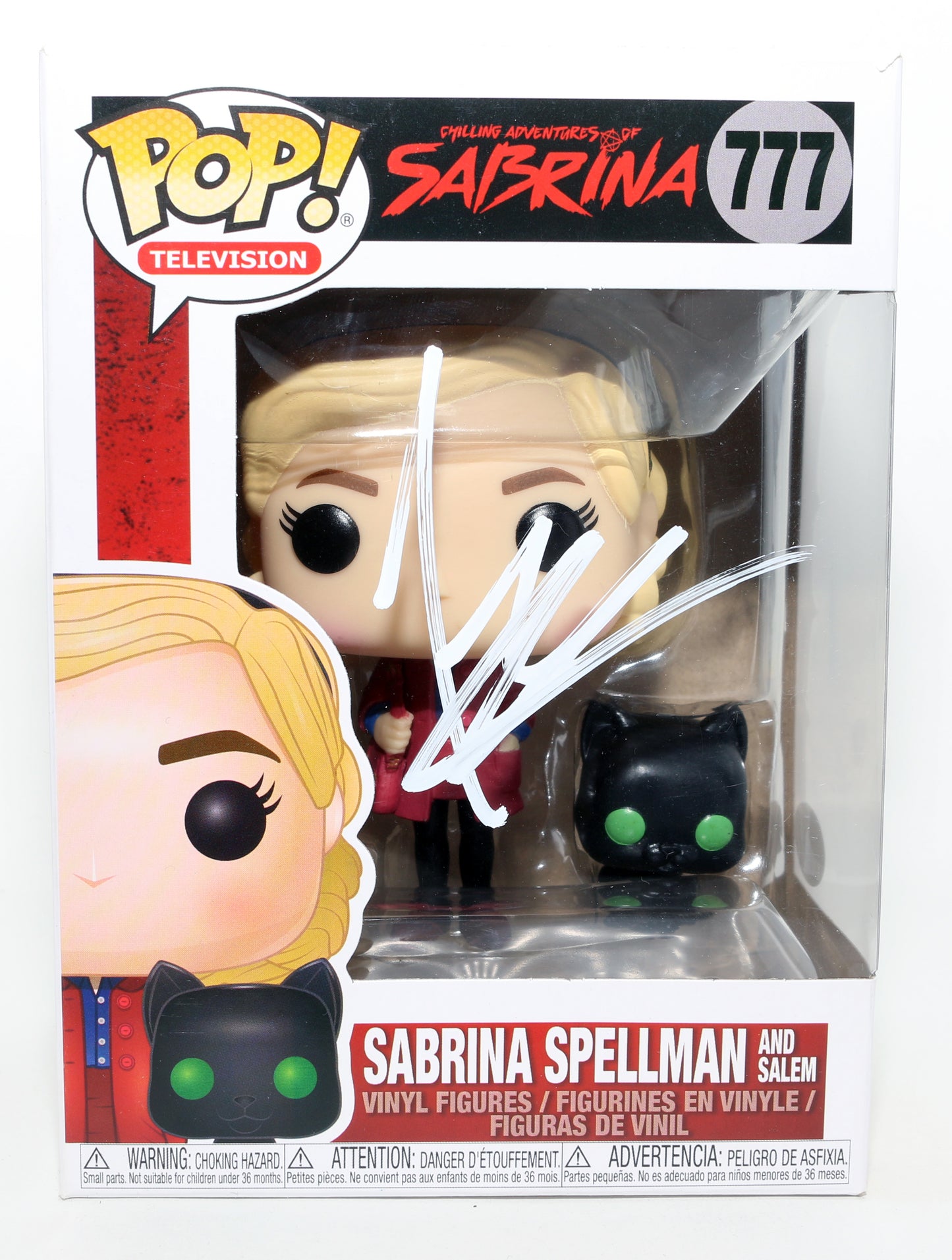 
                  
                    Kiernan Shipka as Sabrina Spellman in The Chilling Adventures of Sabrina (JSA) Signed Funko POP! #777
                  
                