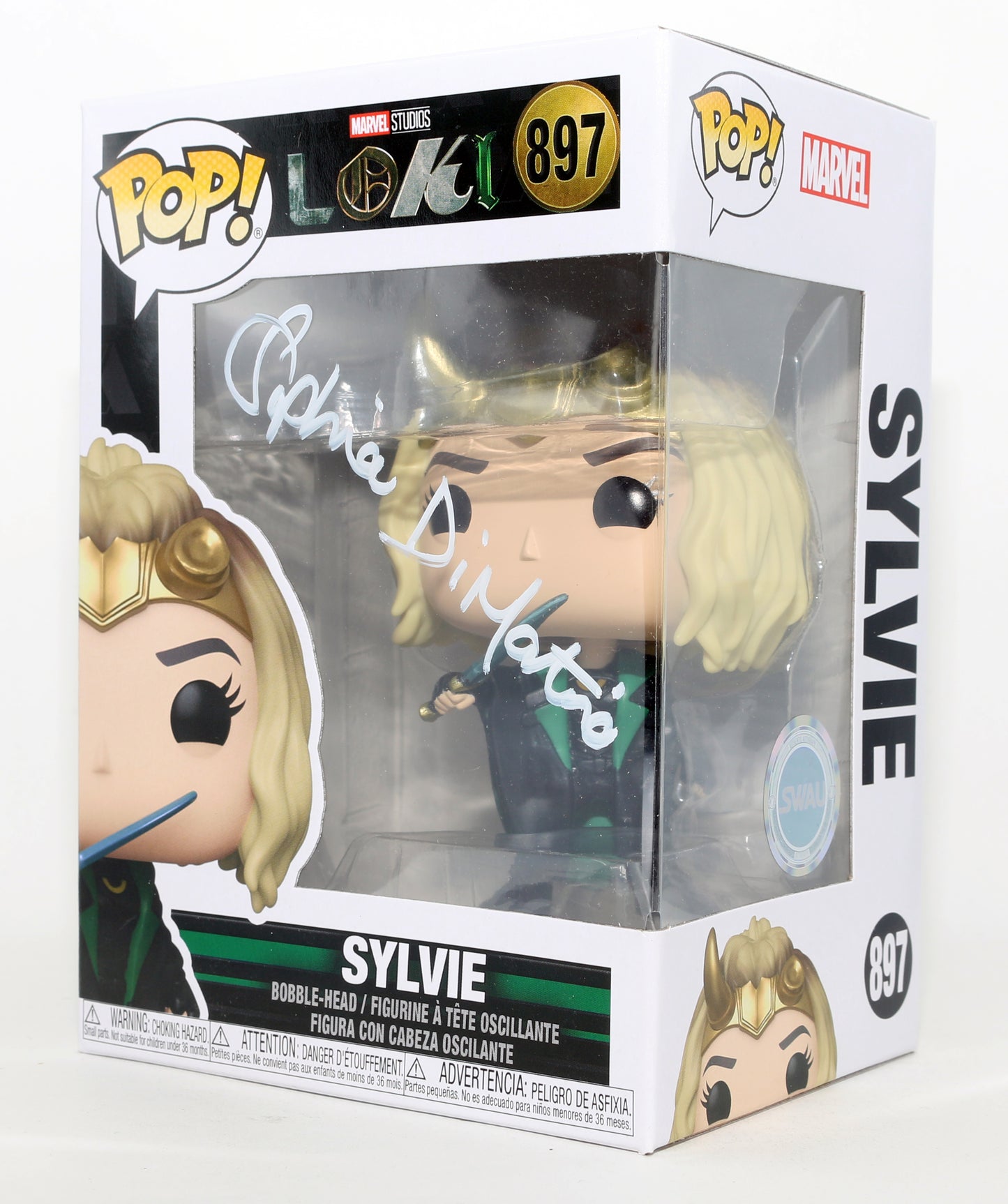 
                  
                    Sophia Di Martino as Sylvie in Loki (SWAU) Signed Funko POP! #897
                  
                