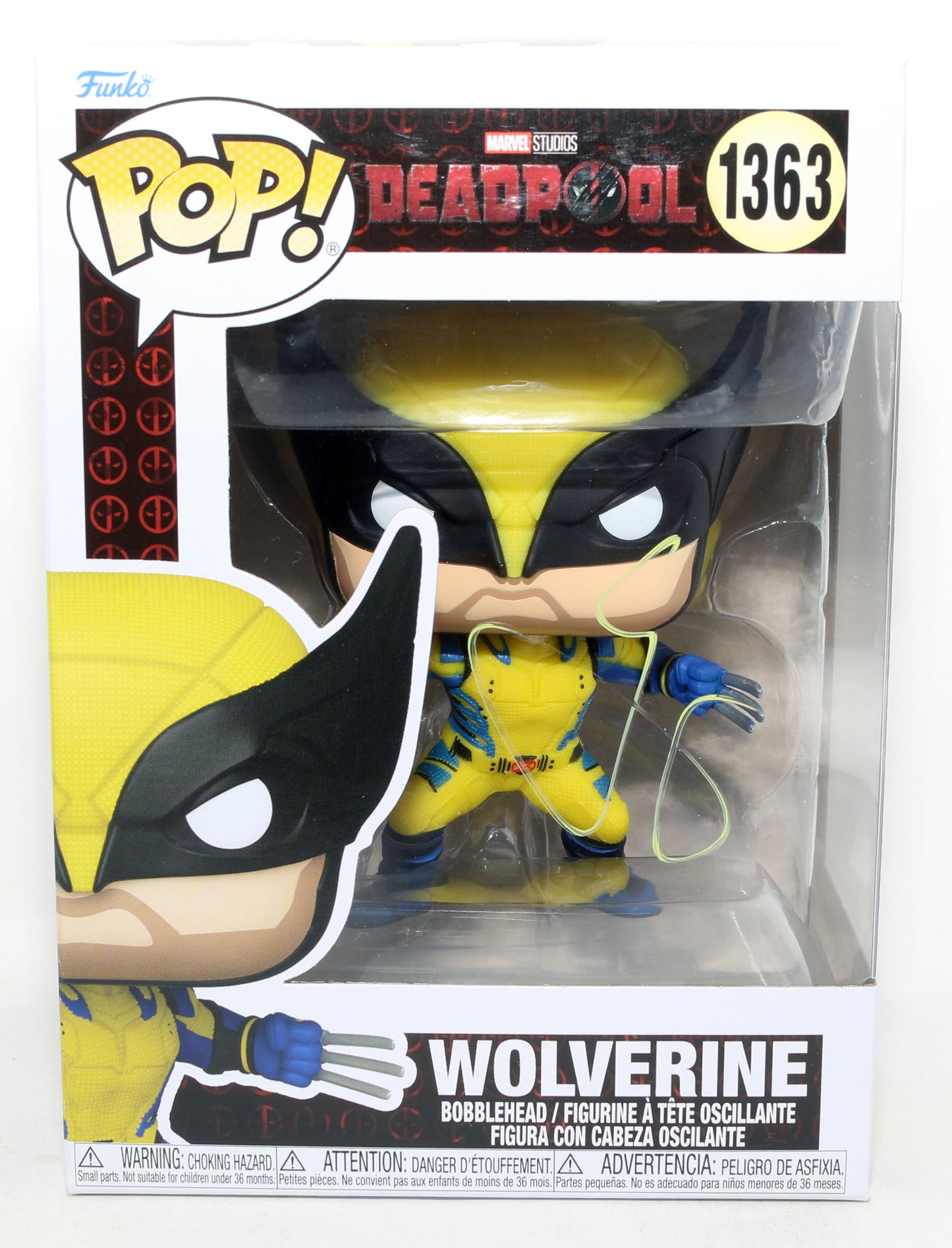 
                  
                    Hugh Jackman as Wolverine in Deadpool & Wolverine Signed Funko POP! #1363
                  
                