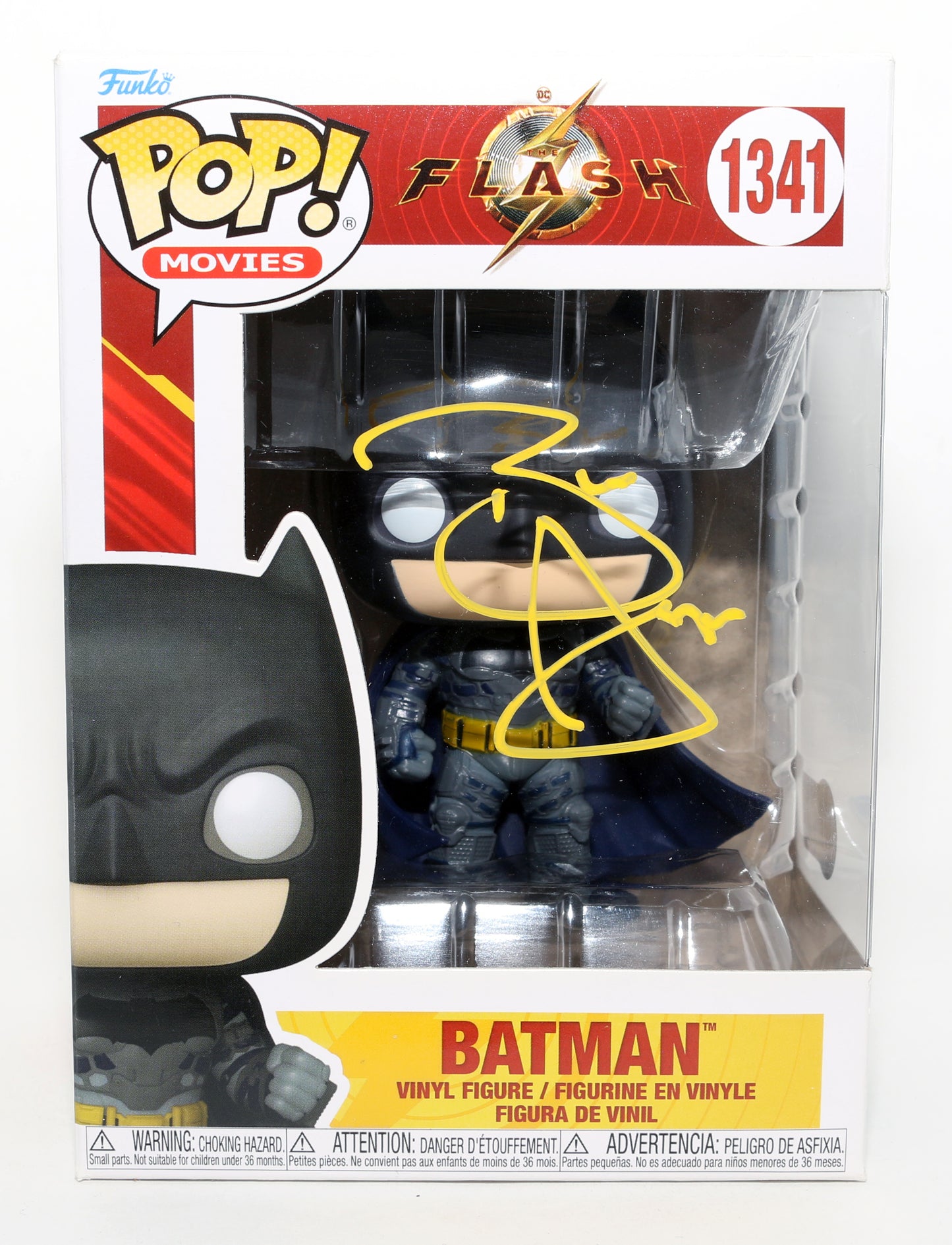 
                  
                    Ben Affleck as Batman in The Flash (Beckett) Signed Funko POP! #1341
                  
                