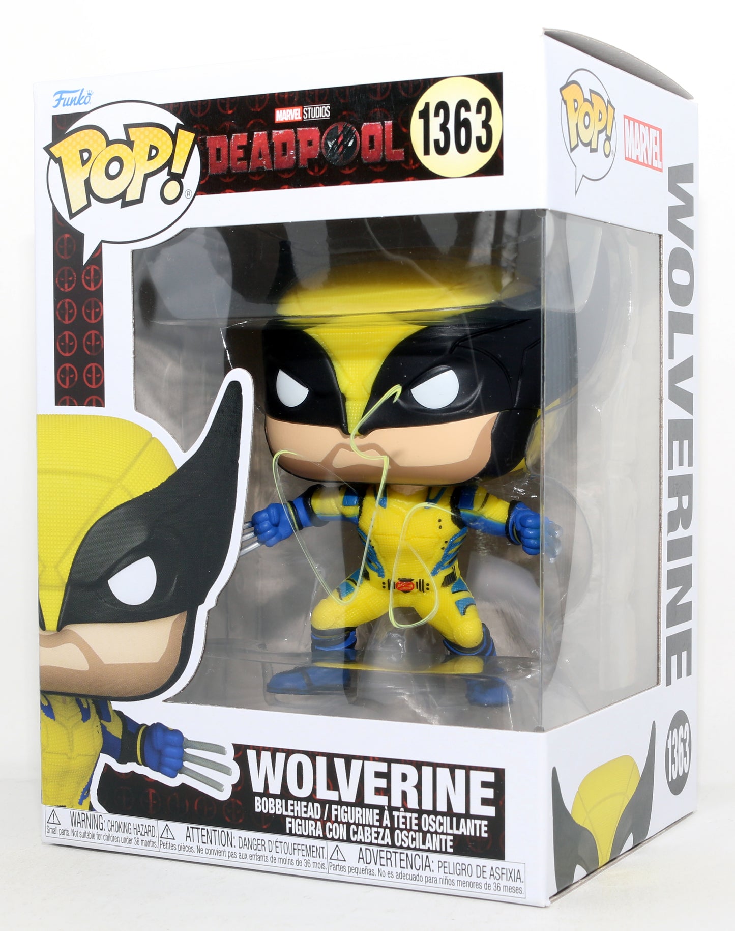 
                  
                    Hugh Jackman as Wolverine in Deadpool & Wolverine Signed Funko POP! #1363
                  
                