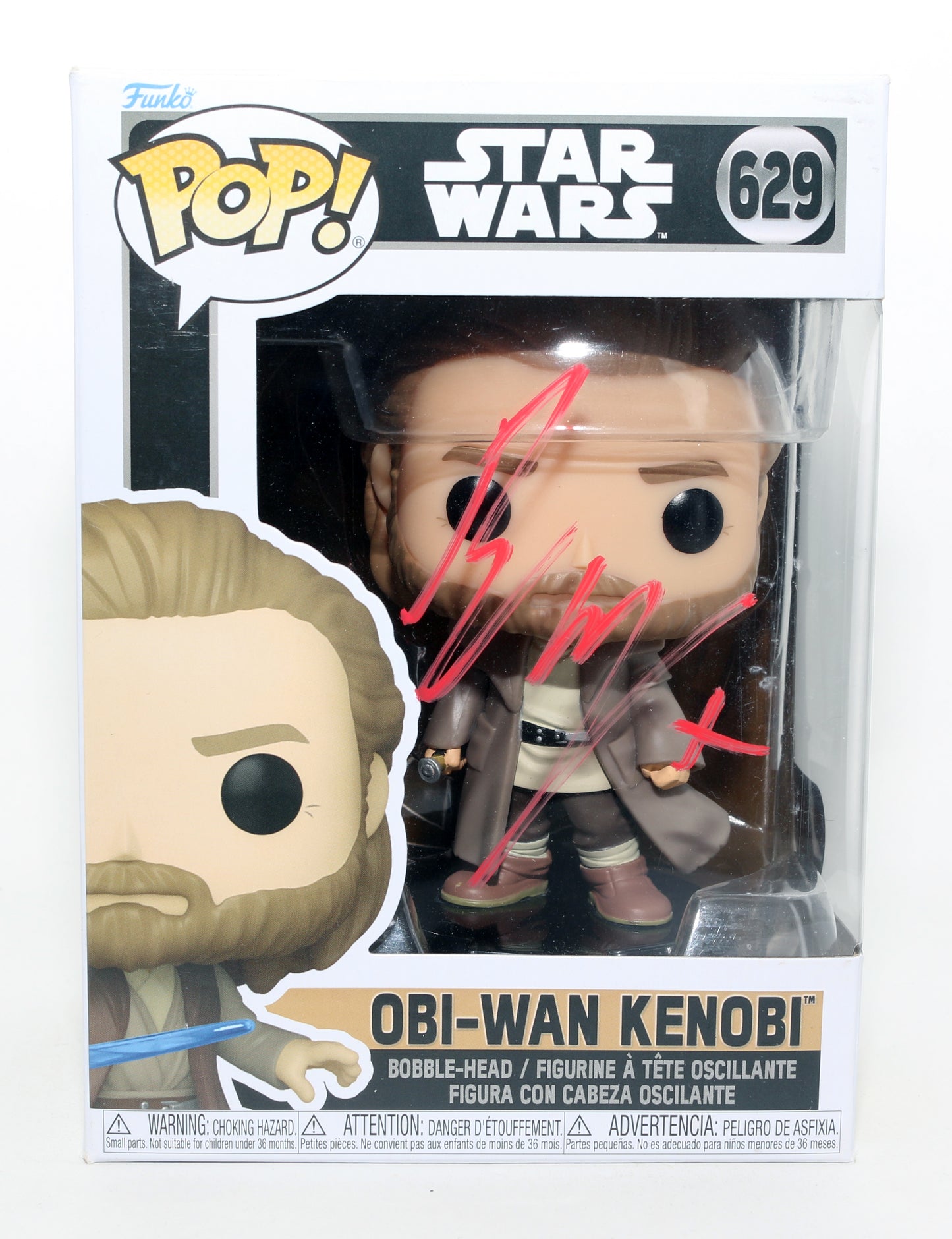 
                  
                    Ewan McGregor as Obi-Wan Kenobi in Star Wars: Obi-Wan Kenobi (SWAU) Signed Funko POP! #629
                  
                